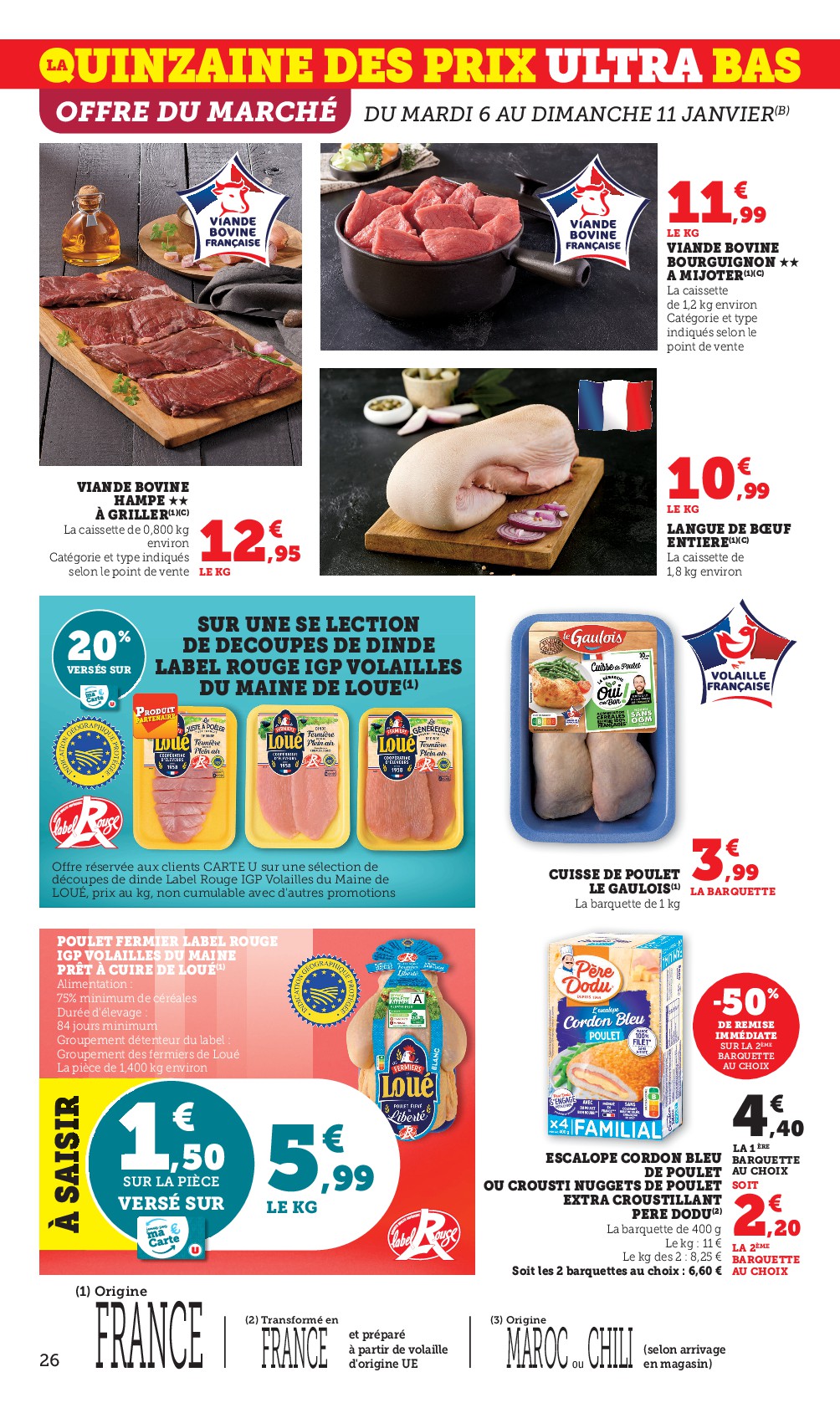 super-u - Catalogue Super U valable du 06/01 au 18/01 - page: 26