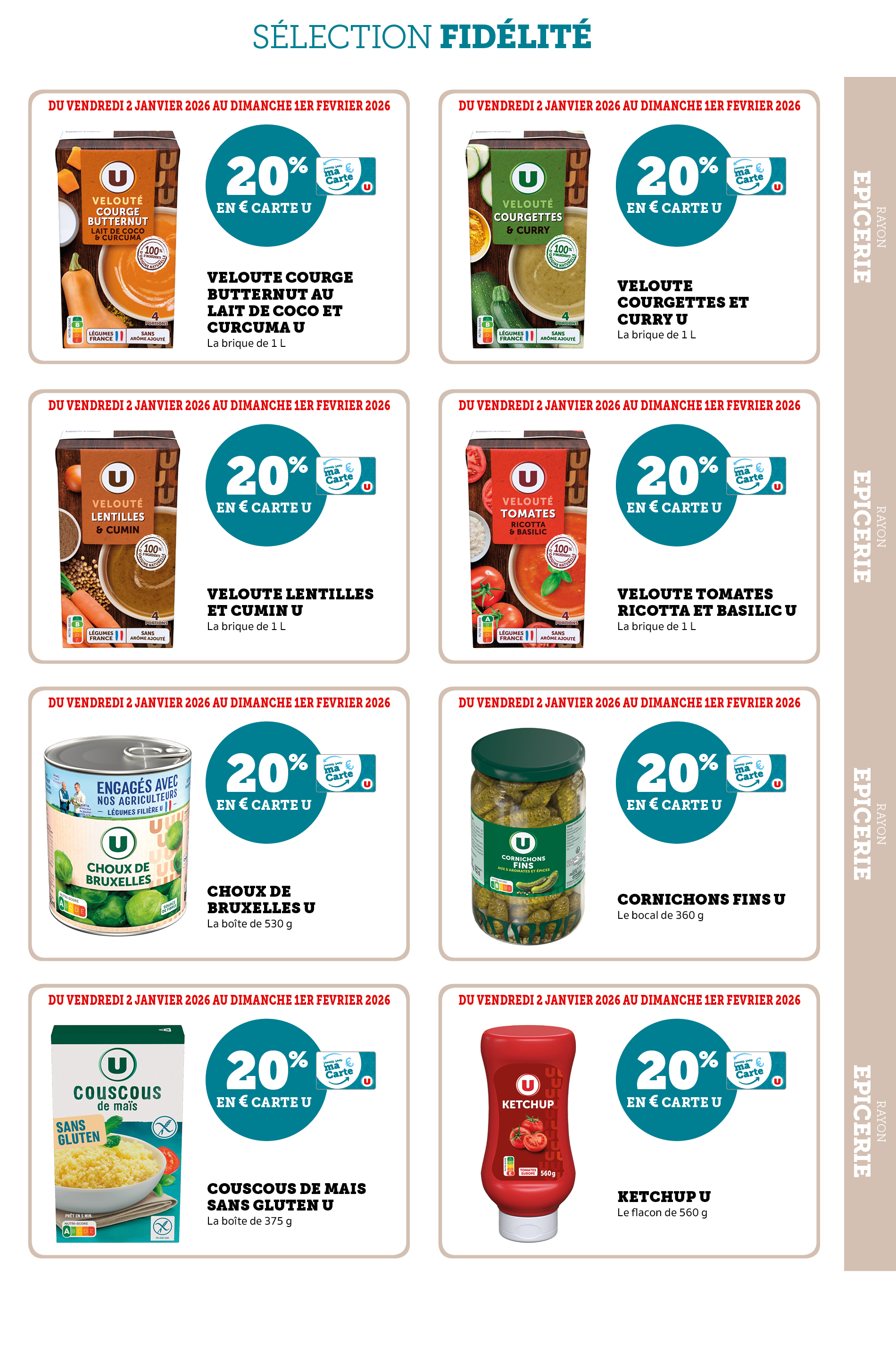 super-u - Catalogue Super U - Ma sélection Carte U janvier valable du 02/01 au 01/02 - page: 17