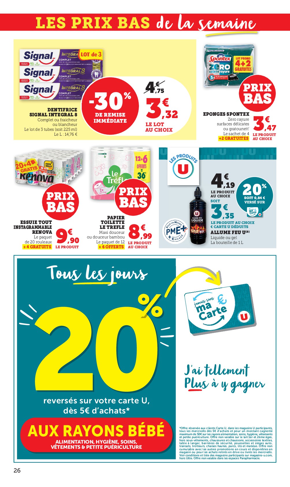 super-u - Catalogue Super U valable du 20/01 au 01/02 - page: 26
