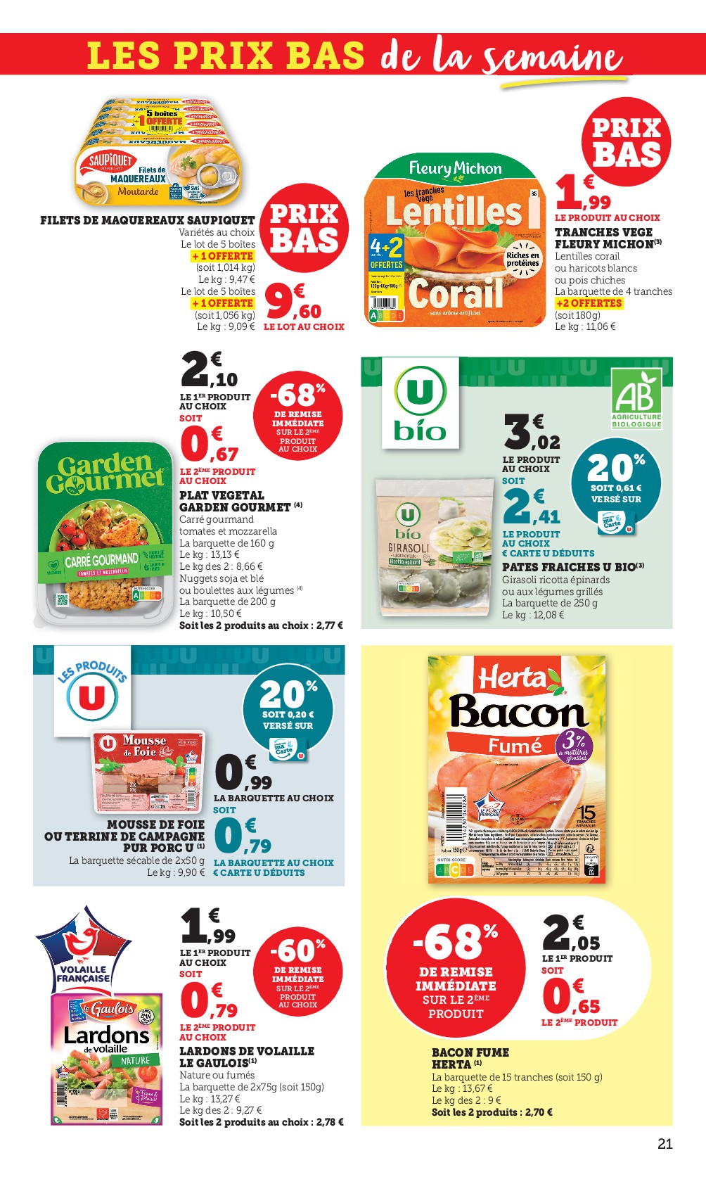 super-u - Catalogue Super U valable du 20/01 au 01/02 - page: 21