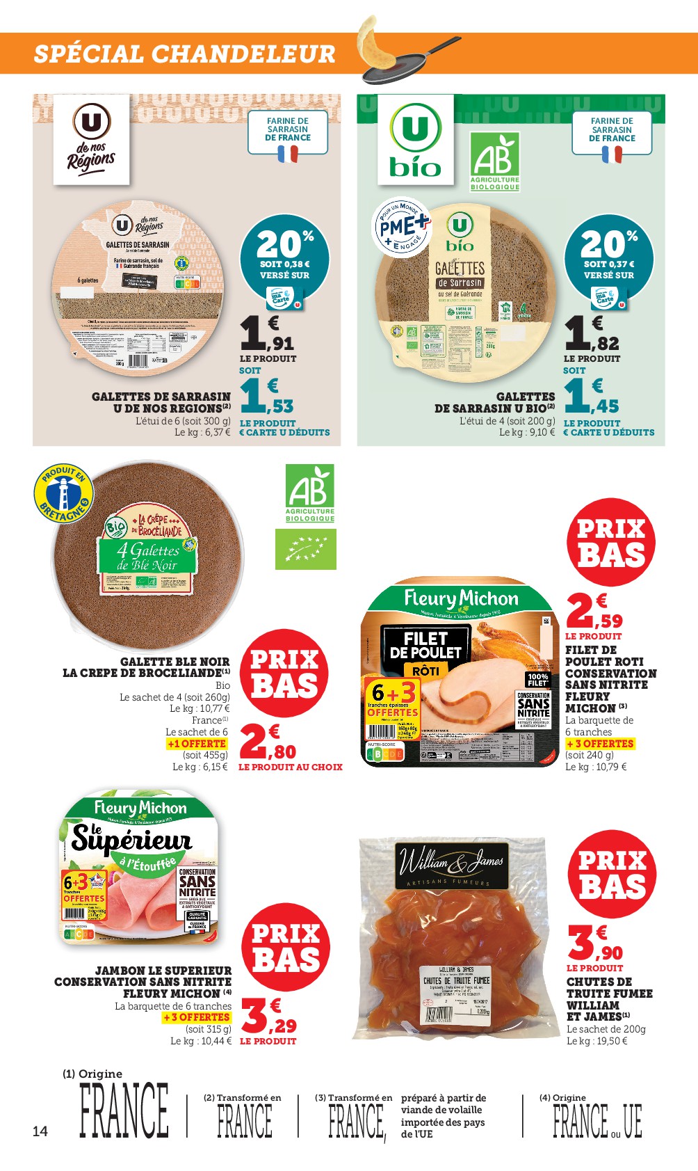 super-u - Catalogue Super U valable du 20/01 au 01/02 - page: 14