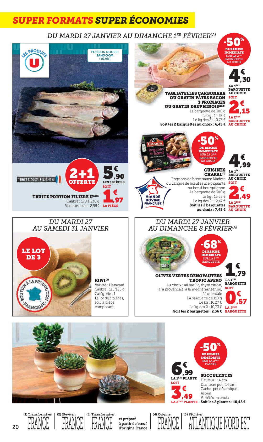 super-u - Catalogue Super U valable du 27/01 au 08/02 - page: 20