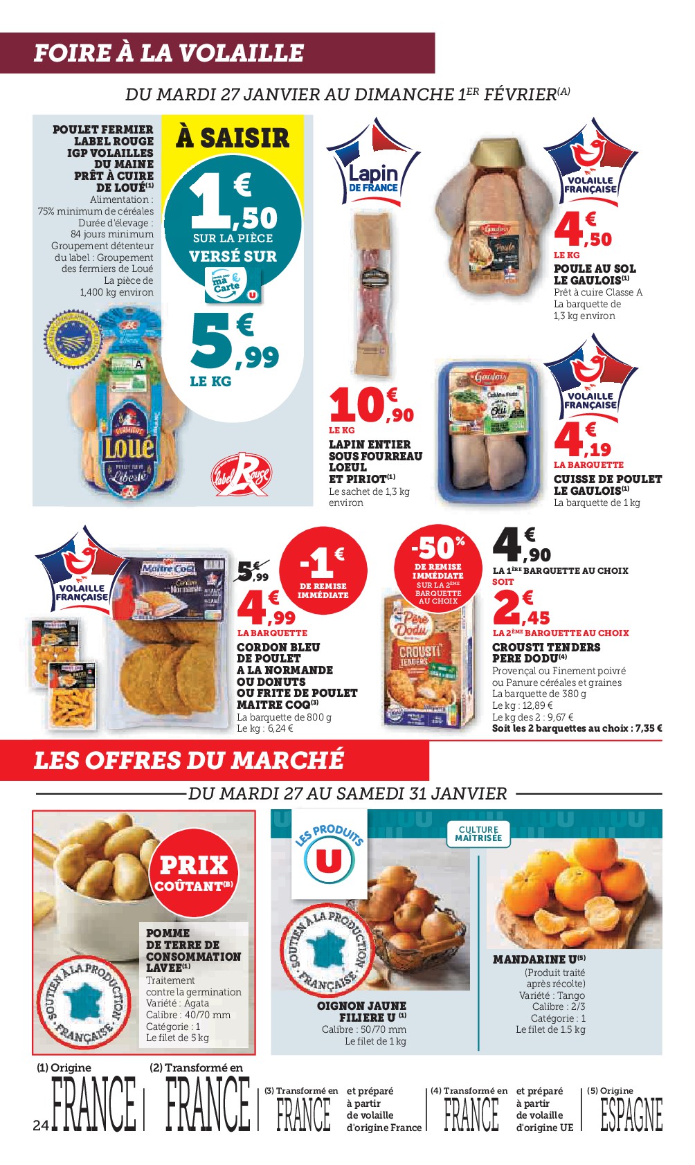 super-u - Catalogue Super U valable du 27/01 au 08/02 - page: 24
