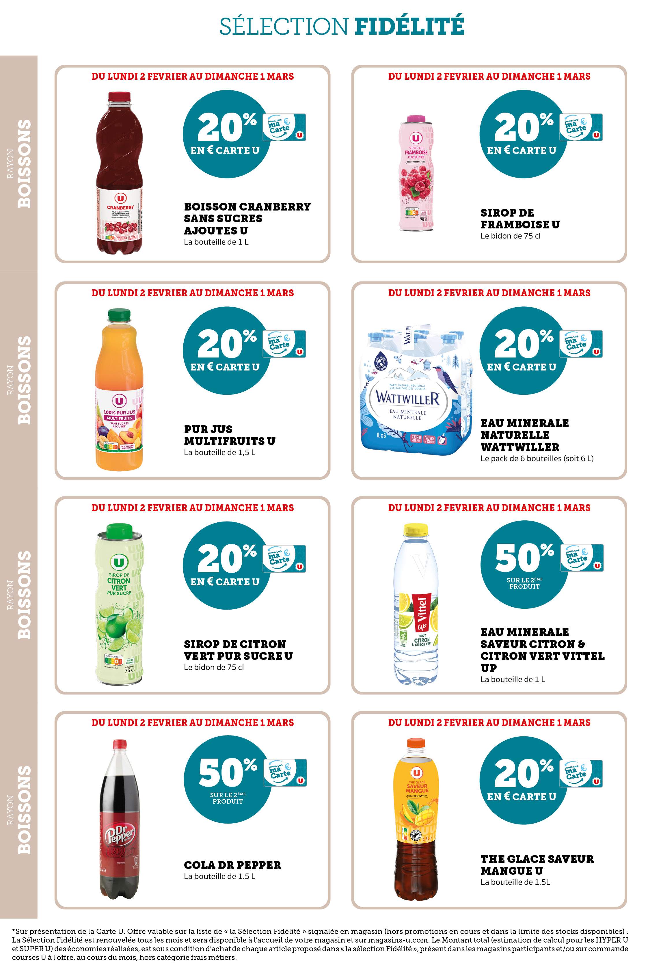 super-u - Catalogue Super U - Ma sélection Carte valable du 02/02/2026 au 01/03/2026 - page: 26