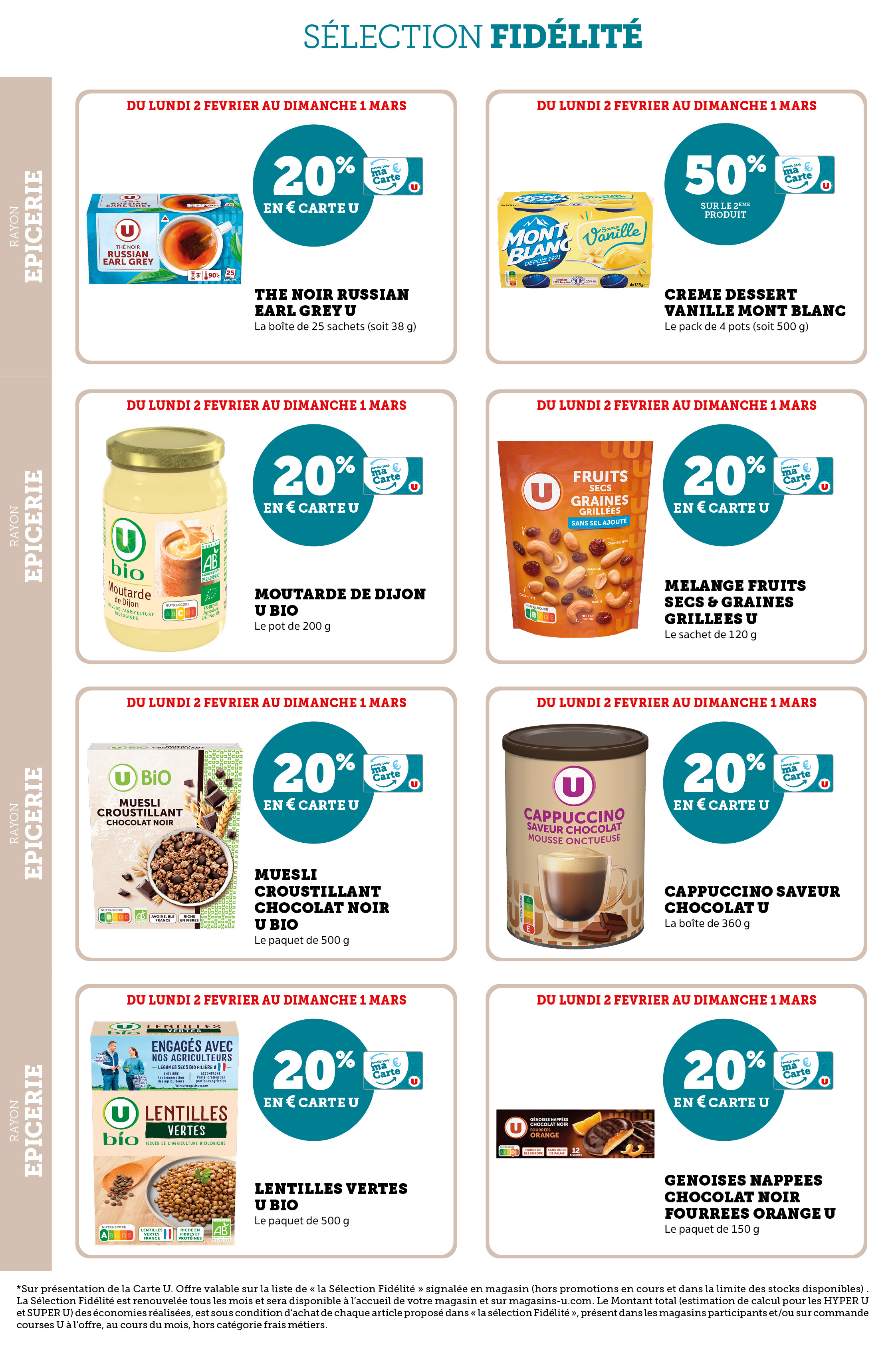 super-u - Catalogue Super U - Ma sélection Carte valable du 02/02/2026 au 01/03/2026 - page: 16