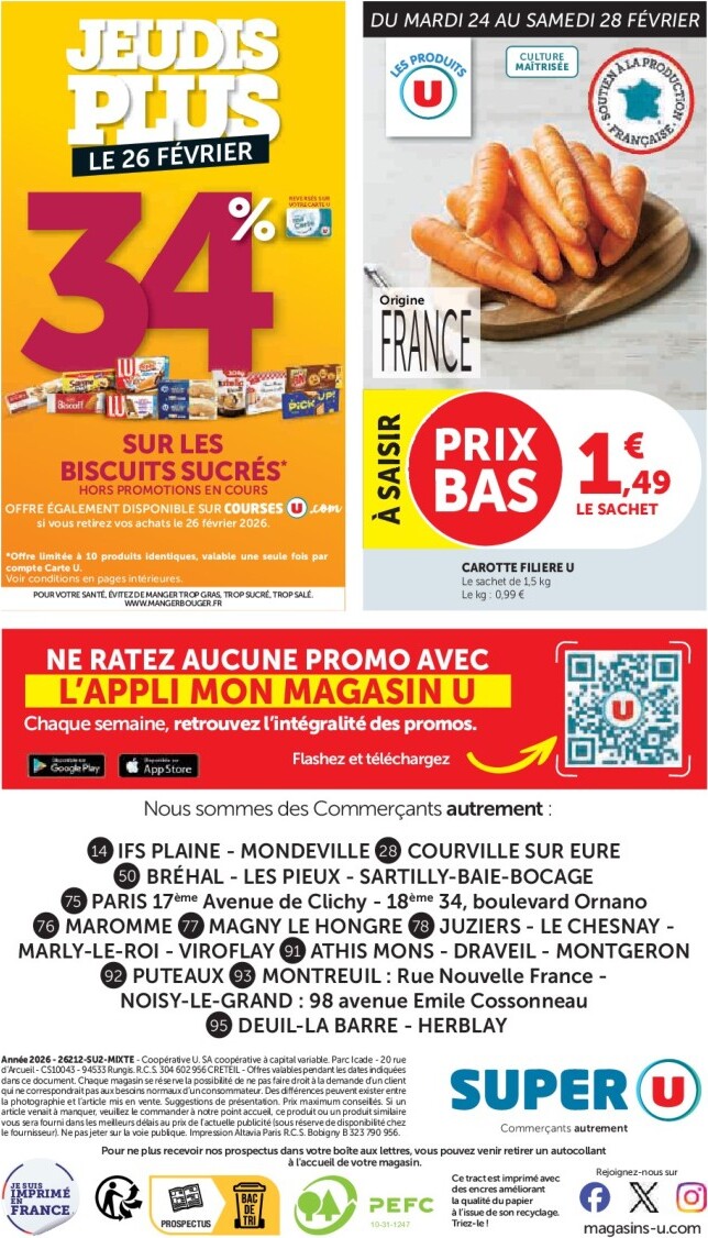 super-u - Catalogue Super U valable du 24/02/2026 au 08/03/2026 - page: 28