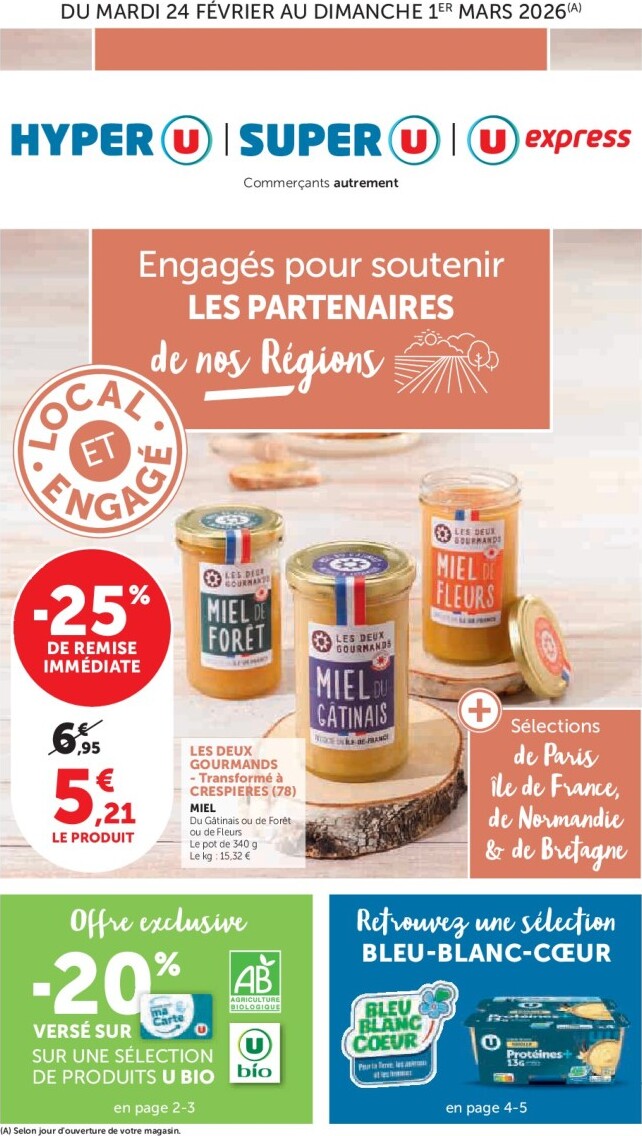 super-u - Catalogue Super U - Express, Hyper valable du 24/02/2026 au 01/03/2026