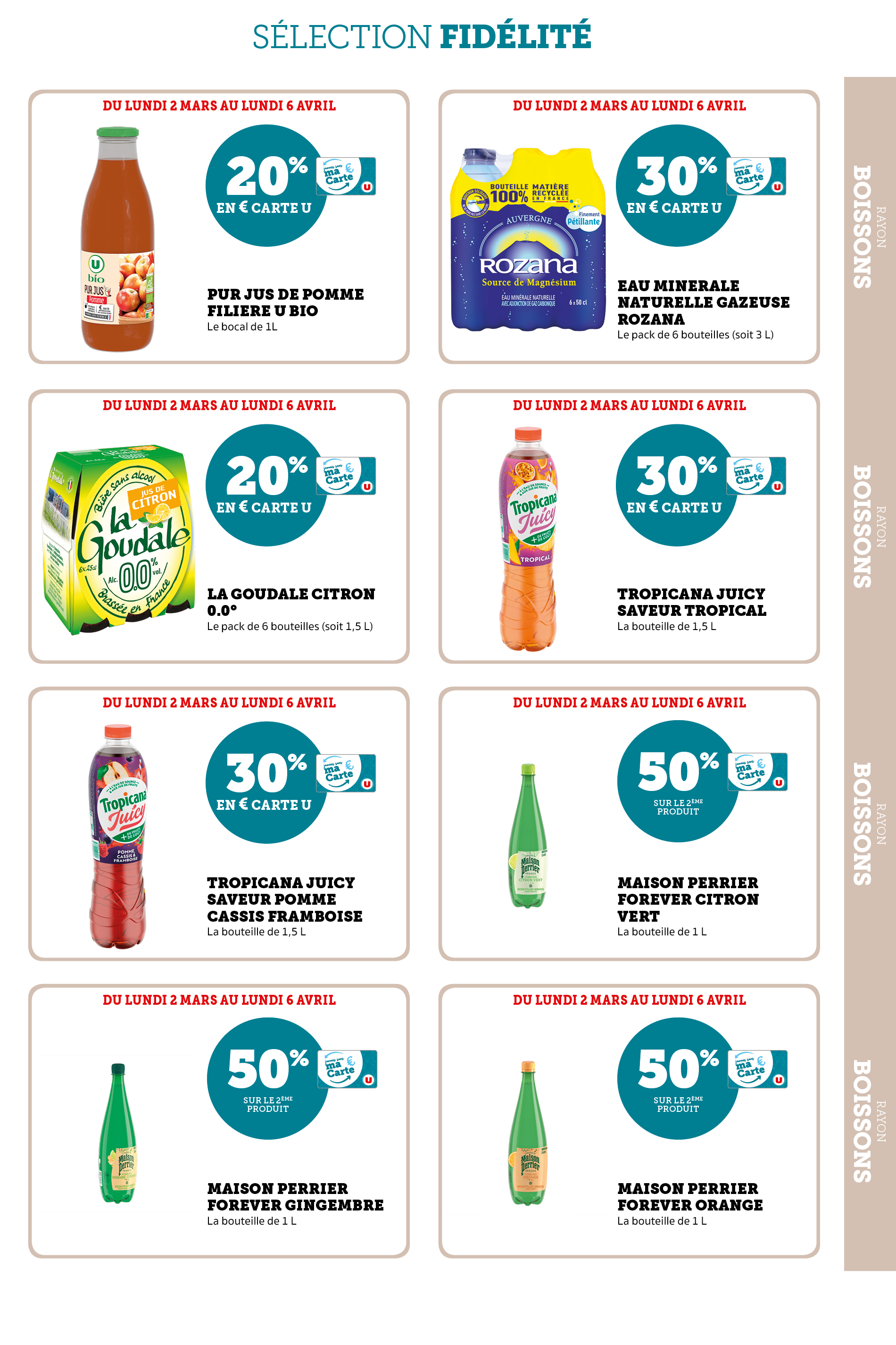 super-u - Catalogue Super U - Ma sélection Carte U mars valable du 02/03/2026 au 06/04/2026 - page: 29