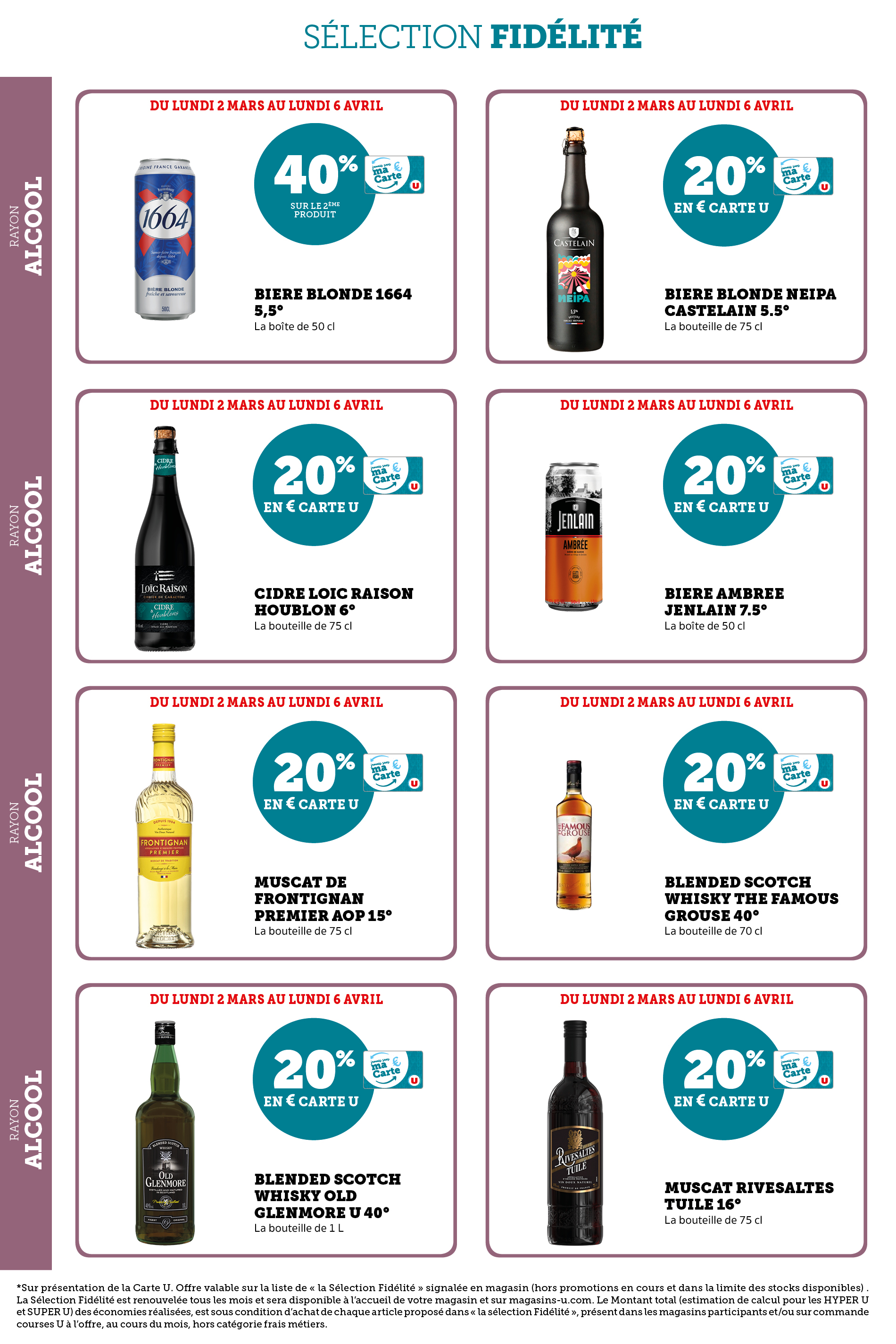 super-u - Catalogue Super U - Ma sélection Carte U mars valable du 02/03/2026 au 06/04/2026 - page: 24