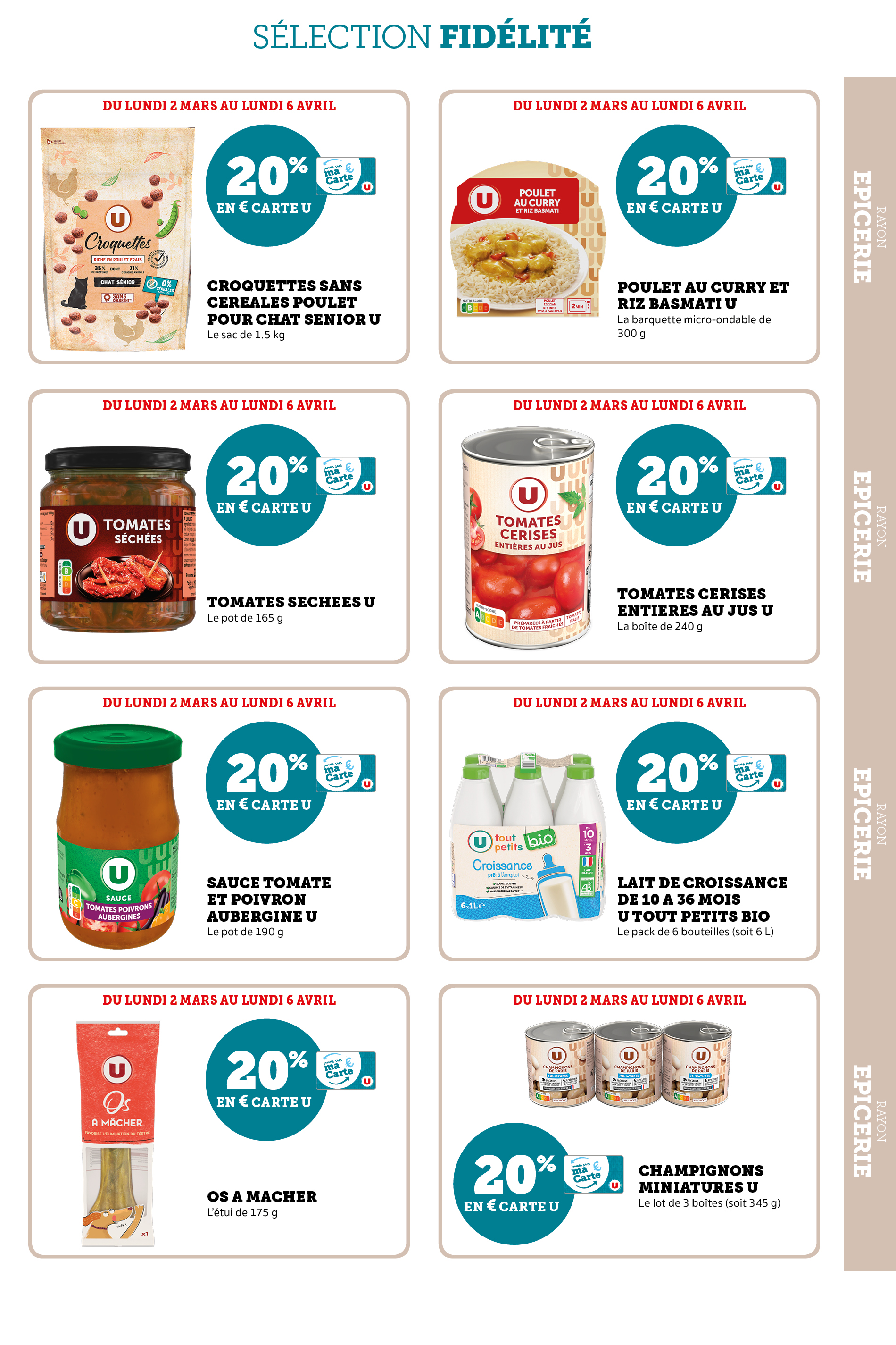 super-u - Catalogue Super U - Ma sélection Carte U mars valable du 02/03/2026 au 06/04/2026 - page: 21