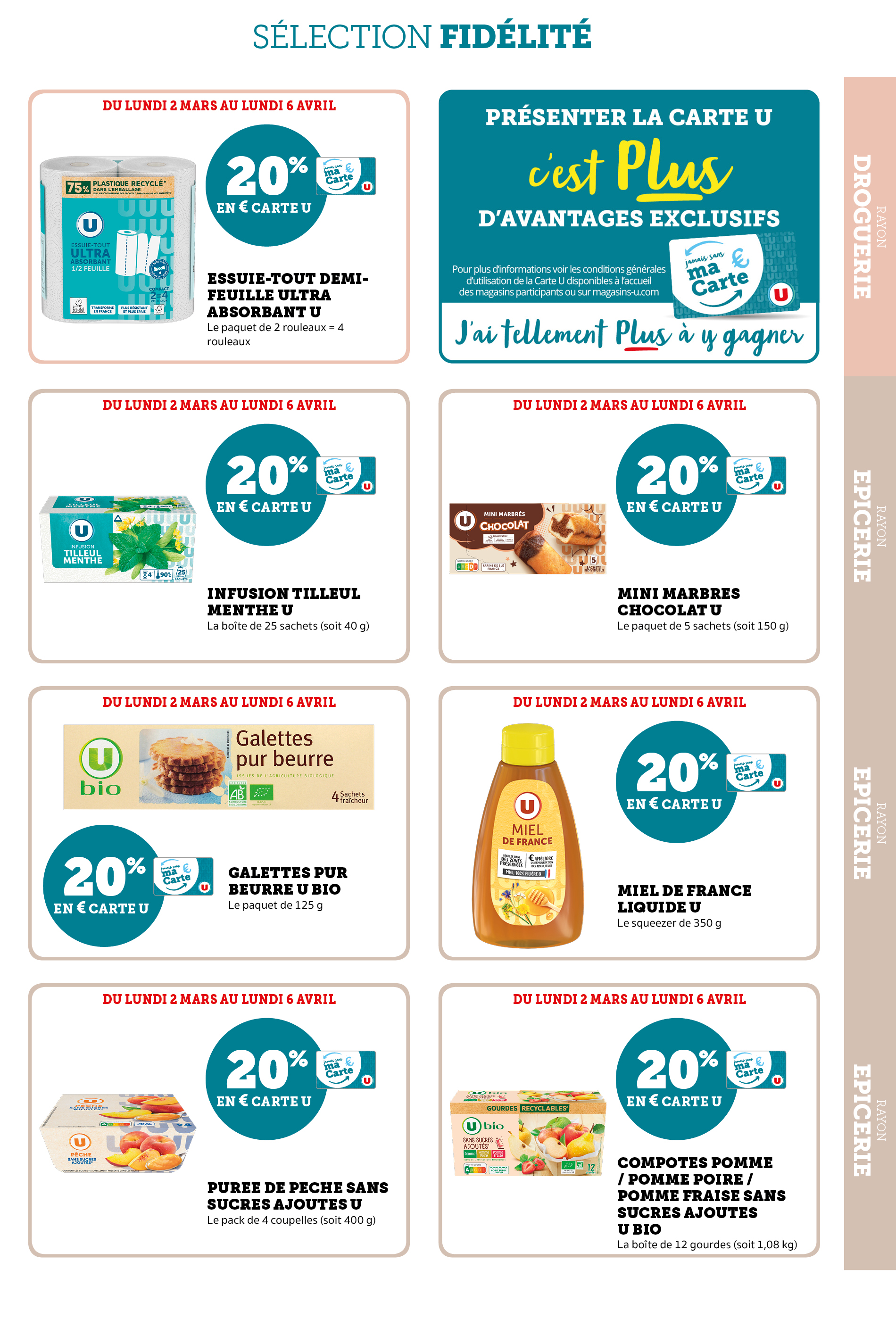 super-u - Catalogue Super U - Ma sélection Carte U mars valable du 02/03/2026 au 06/04/2026 - page: 13