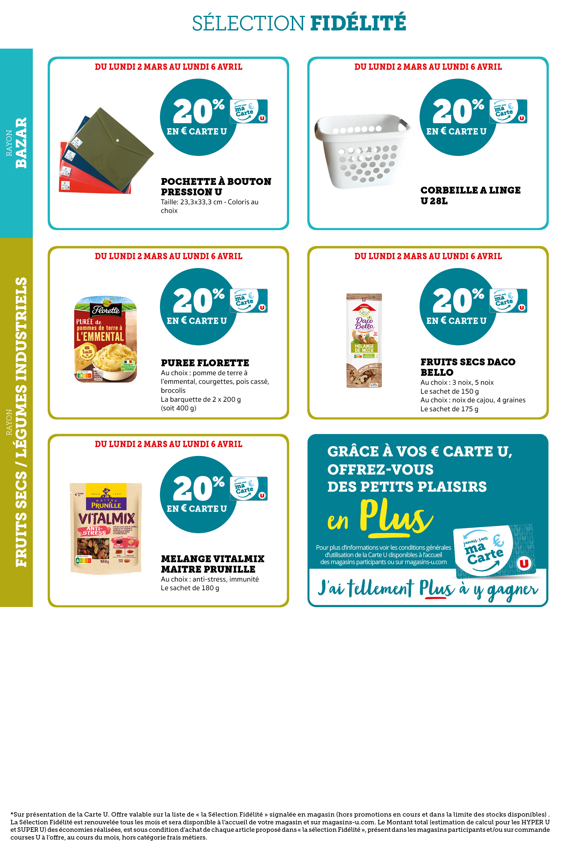 super-u - Catalogue Super U - Ma sélection Carte U mars valable du 02/03/2026 au 06/04/2026 - page: 34