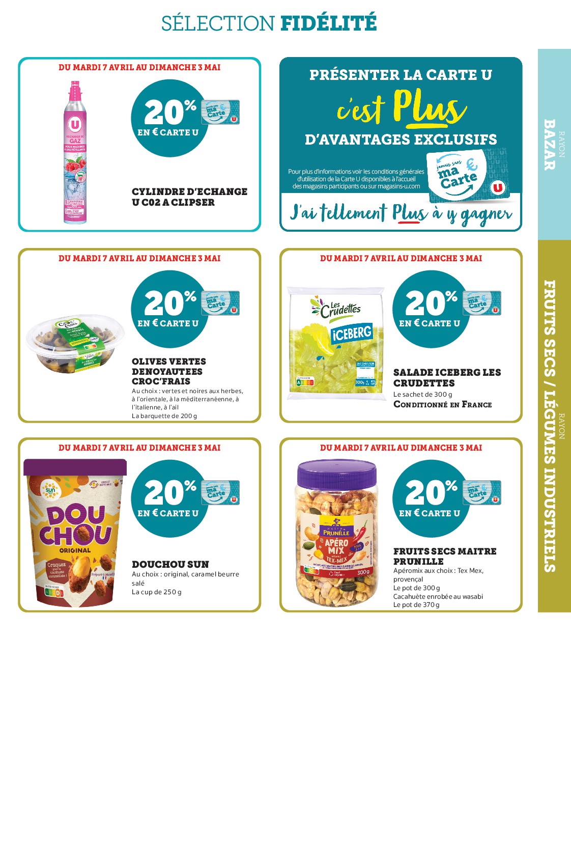 super-u - Current Super U - Ma sélection Carte U avril leaflet valid from du mardi 07/04/2026 to du dimanche 03/05/2026 - page: 31
