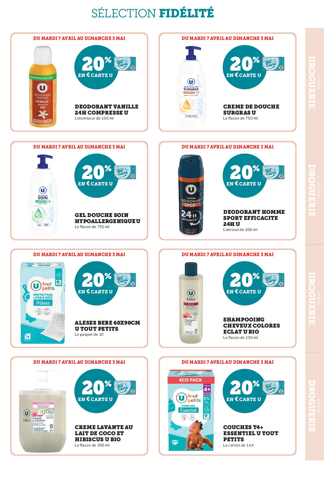 super-u - Current Super U - Ma sélection Carte U avril leaflet valid from du mardi 07/04/2026 to du dimanche 03/05/2026 - page: 11
