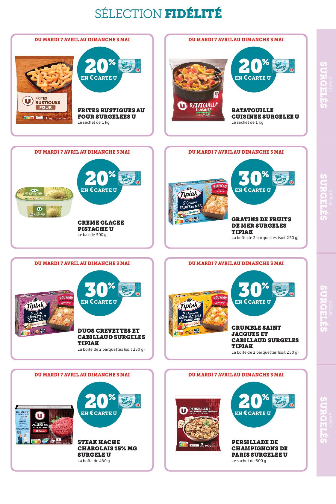 super-u - Current Super U - Ma sélection Carte U avril leaflet valid from du mardi 07/04/2026 to du dimanche 03/05/2026 - page: 29