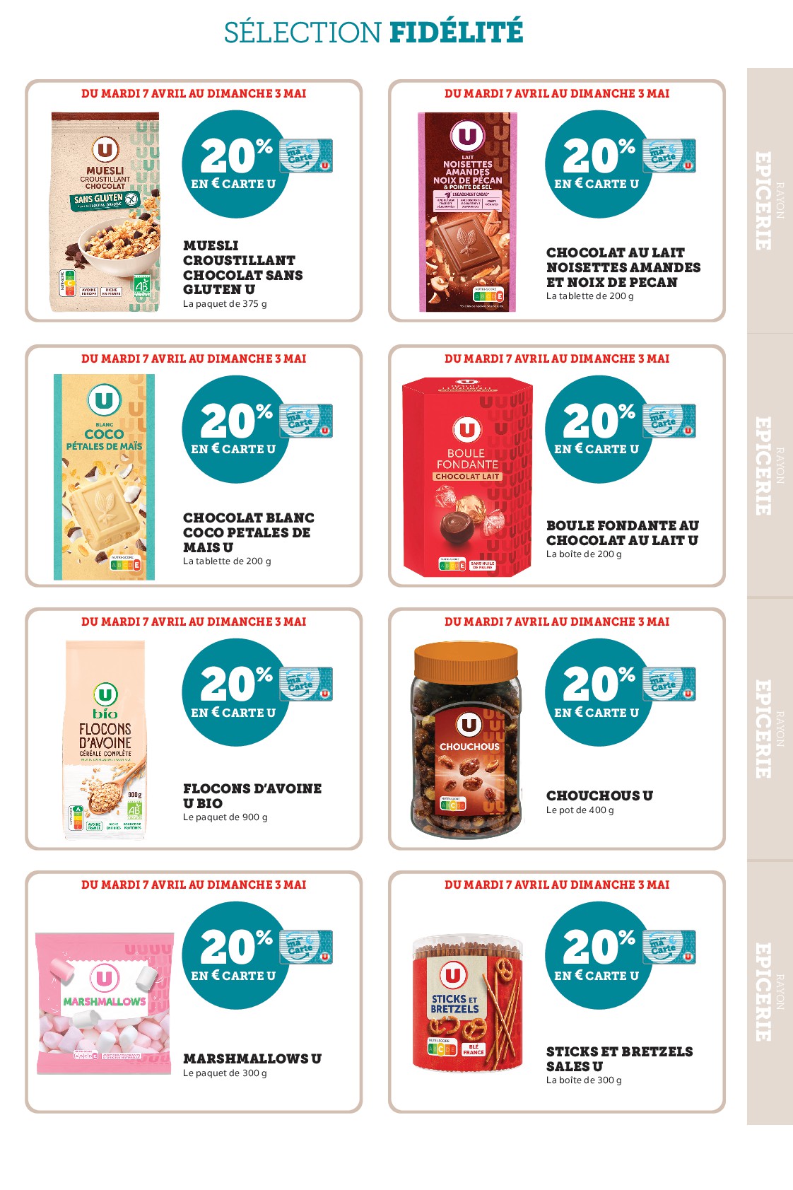 super-u - Current Super U - Ma sélection Carte U avril leaflet valid from du mardi 07/04/2026 to du dimanche 03/05/2026 - page: 15