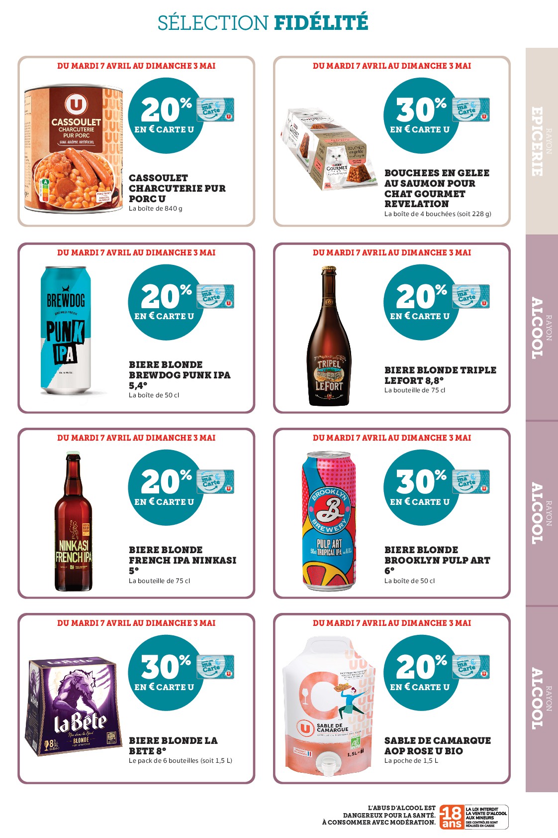 super-u - Current Super U - Ma sélection Carte U avril leaflet valid from du mardi 07/04/2026 to du dimanche 03/05/2026 - page: 23