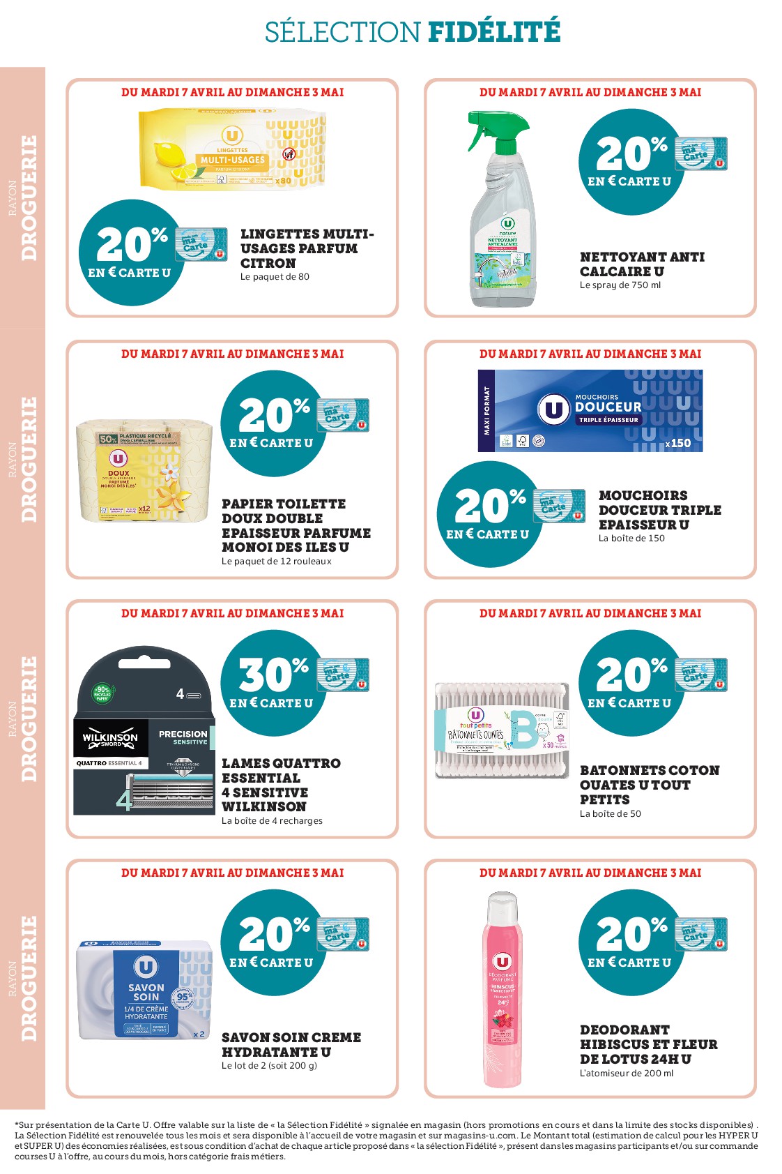 super-u - Current Super U - Ma sélection Carte U avril leaflet valid from du mardi 07/04/2026 to du dimanche 03/05/2026 - page: 10