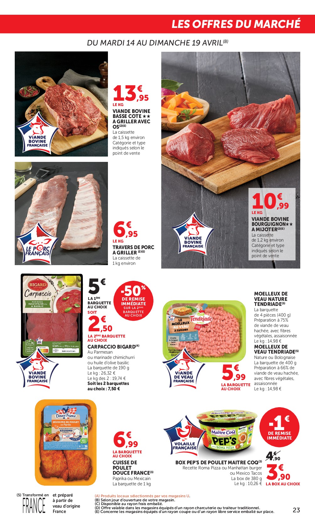 super-u - Prospectus Super U valide du du mardi 14/04/2026 au du dimanche 26/04/2026 - page: 23