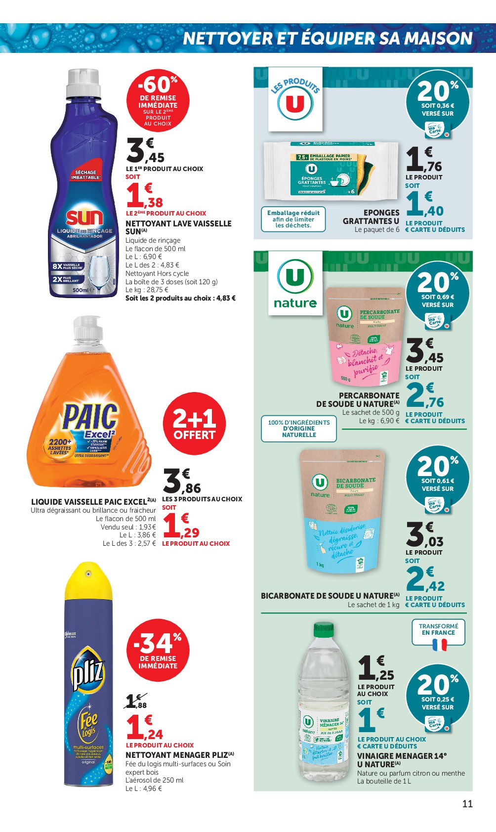 super-u - Prospectus Super U valide du du mardi 14/04/2026 au du dimanche 26/04/2026 - page: 11