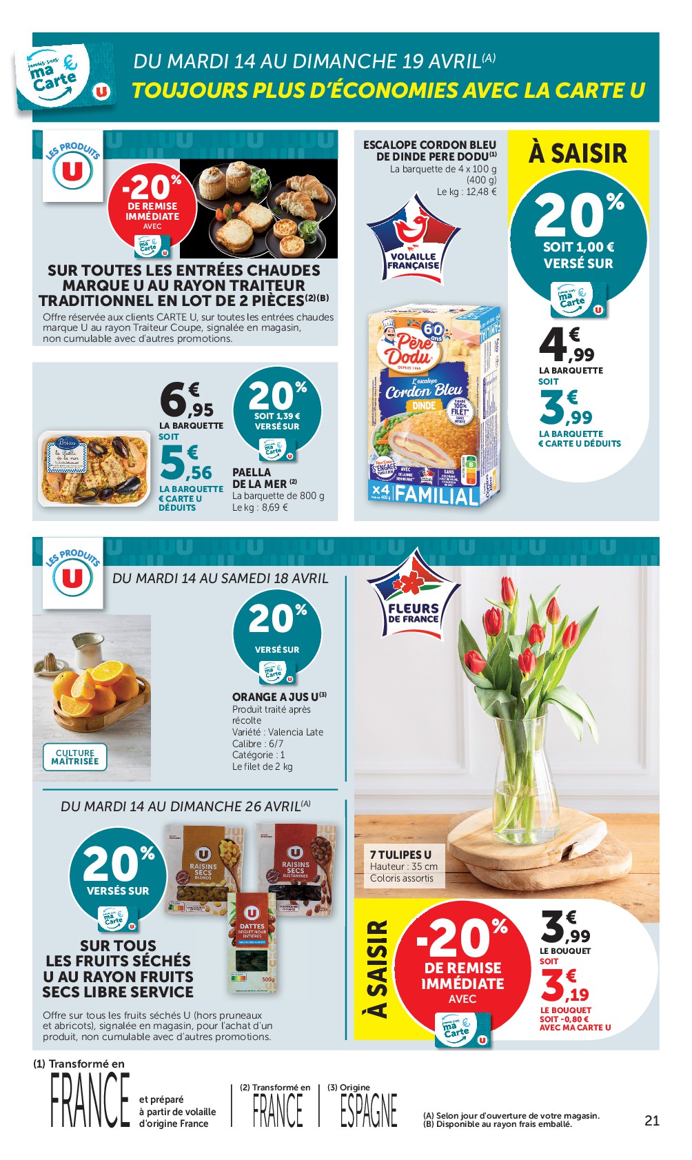 super-u - Prospectus Super U valide du du mardi 14/04/2026 au du dimanche 26/04/2026 - page: 21