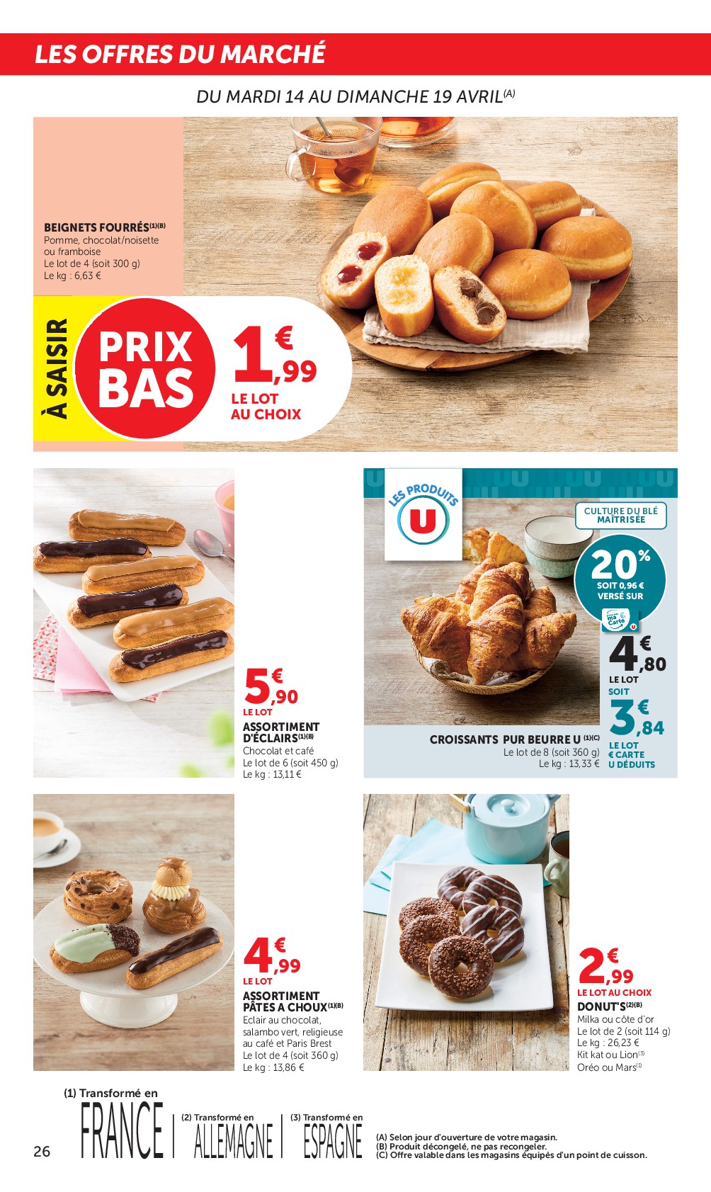 super-u - Prospectus Super U valide du du mardi 14/04/2026 au du dimanche 26/04/2026 - page: 26