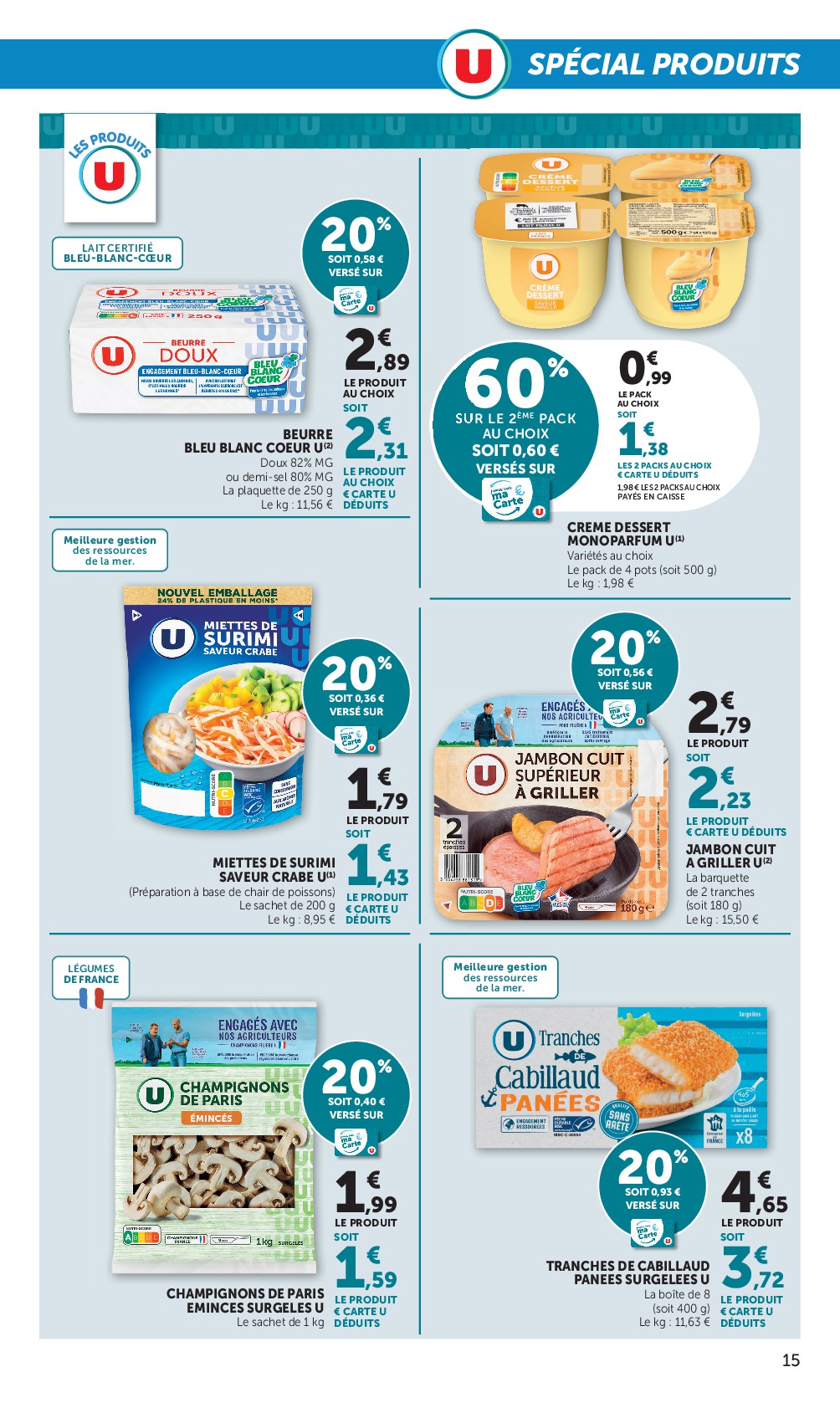 super-u - Prospectus Super U valide du du mardi 14/04/2026 au du dimanche 26/04/2026 - page: 15