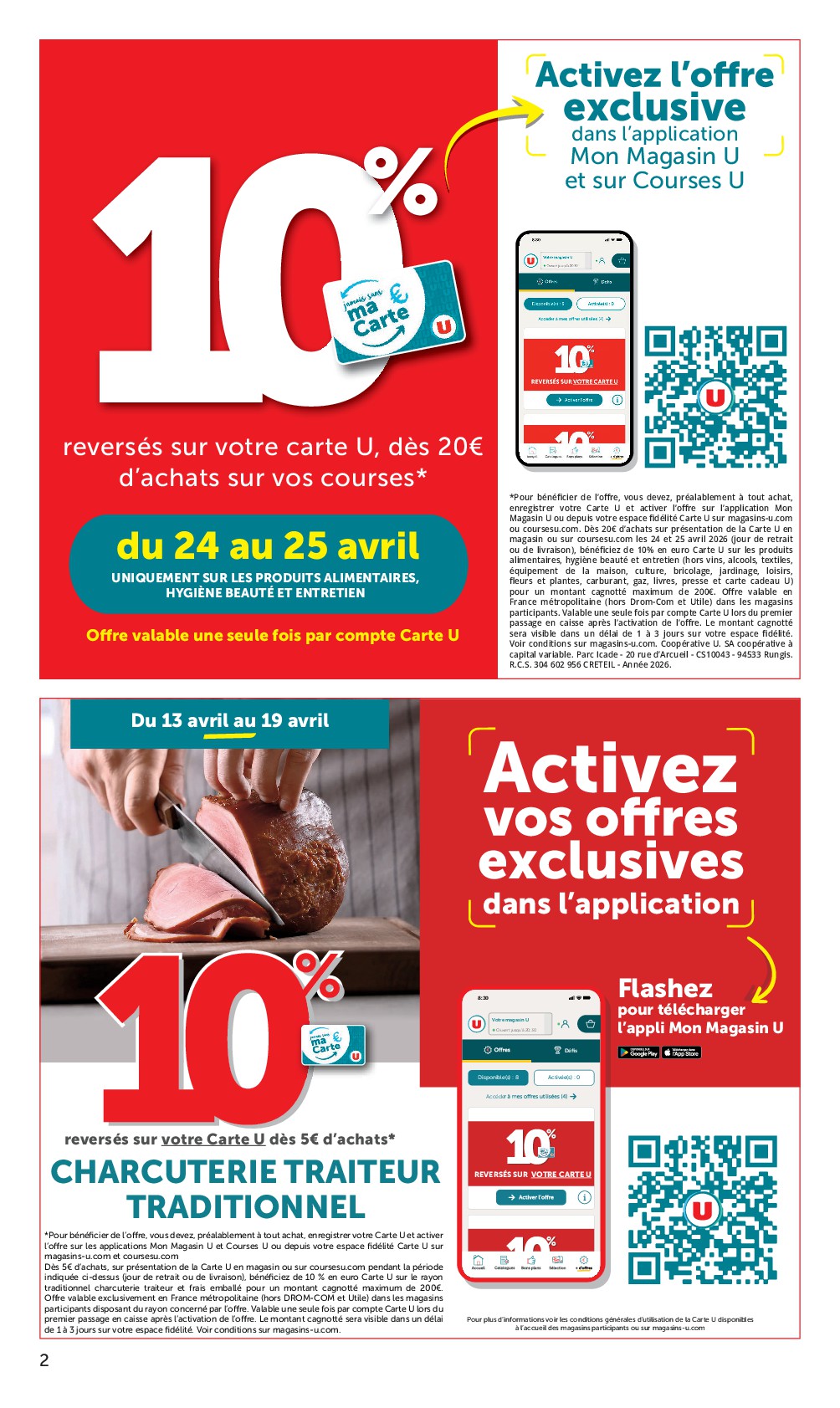 super-u - Prospectus Super U valide du du mardi 14/04/2026 au du dimanche 26/04/2026 - page: 2