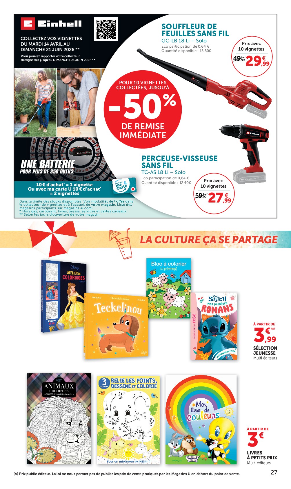 super-u - Prospectus Super U valide du du mardi 14/04/2026 au du dimanche 26/04/2026 - page: 27