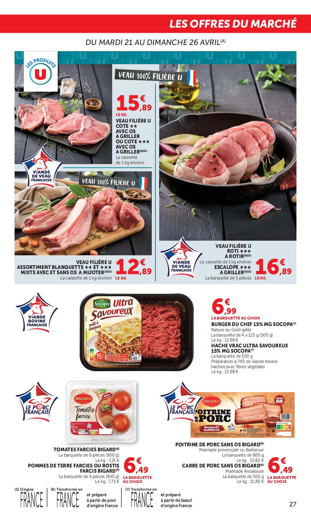 super-u - Prospectus Super U valide du du mardi 21/04/2026 au du dimanche 03/05/2026 - page: 27