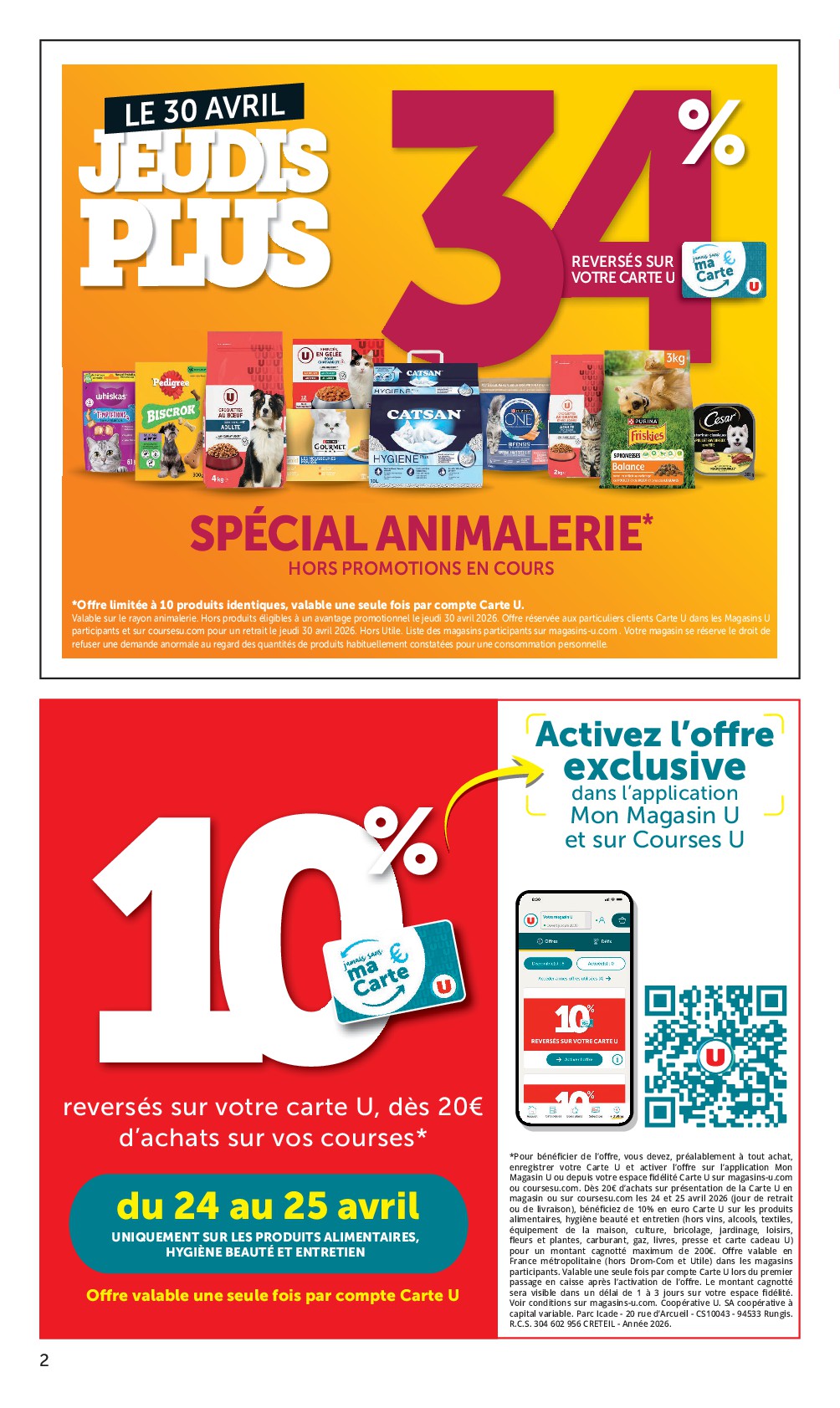 super-u - Prospectus Super U valide du du mardi 21/04/2026 au du dimanche 03/05/2026 - page: 2