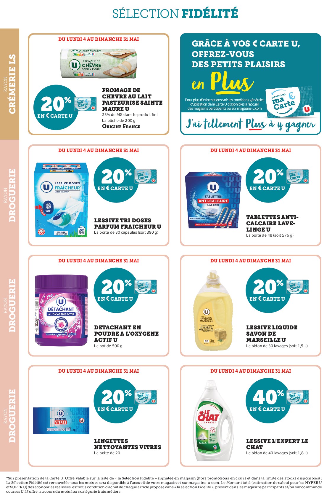 super-u - Current Super U - Ma Sélection Carte U leaflet valid from du lundi 04/05/2026 to du dimanche 31/05/2026 - page: 10