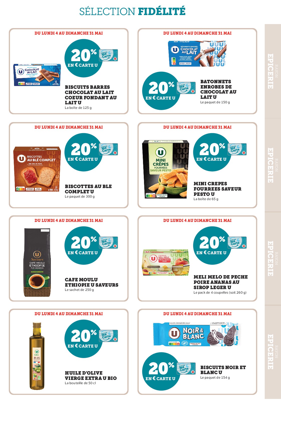 super-u - Current Super U - Ma Sélection Carte U leaflet valid from du lundi 04/05/2026 to du dimanche 31/05/2026 - page: 17