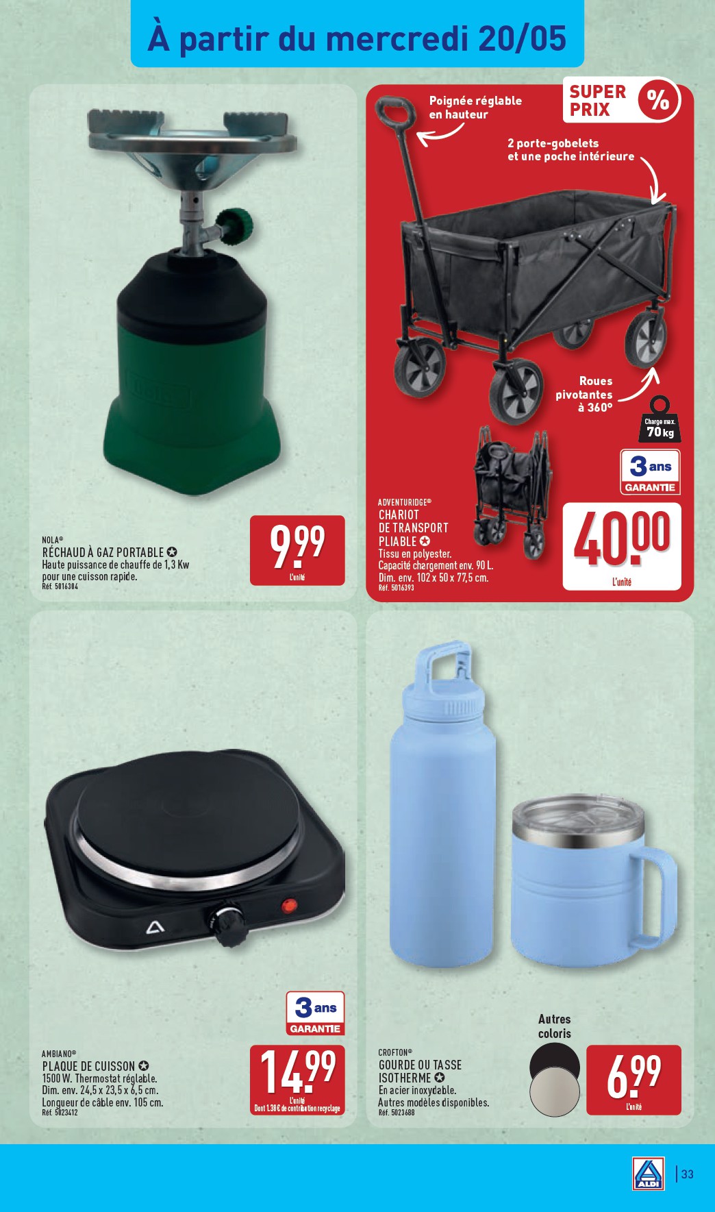 aldi - Flyer ALDI pour la semaine prochaine du du mardi 19/05/2026 au du lundi 25/05/2026 - page: 35