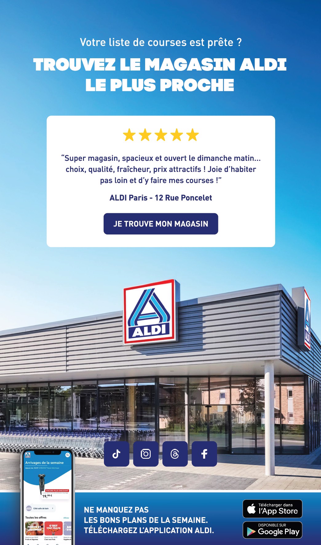 aldi - Flyer ALDI pour la semaine prochaine du du mardi 19/05/2026 au du lundi 25/05/2026 - page: 45