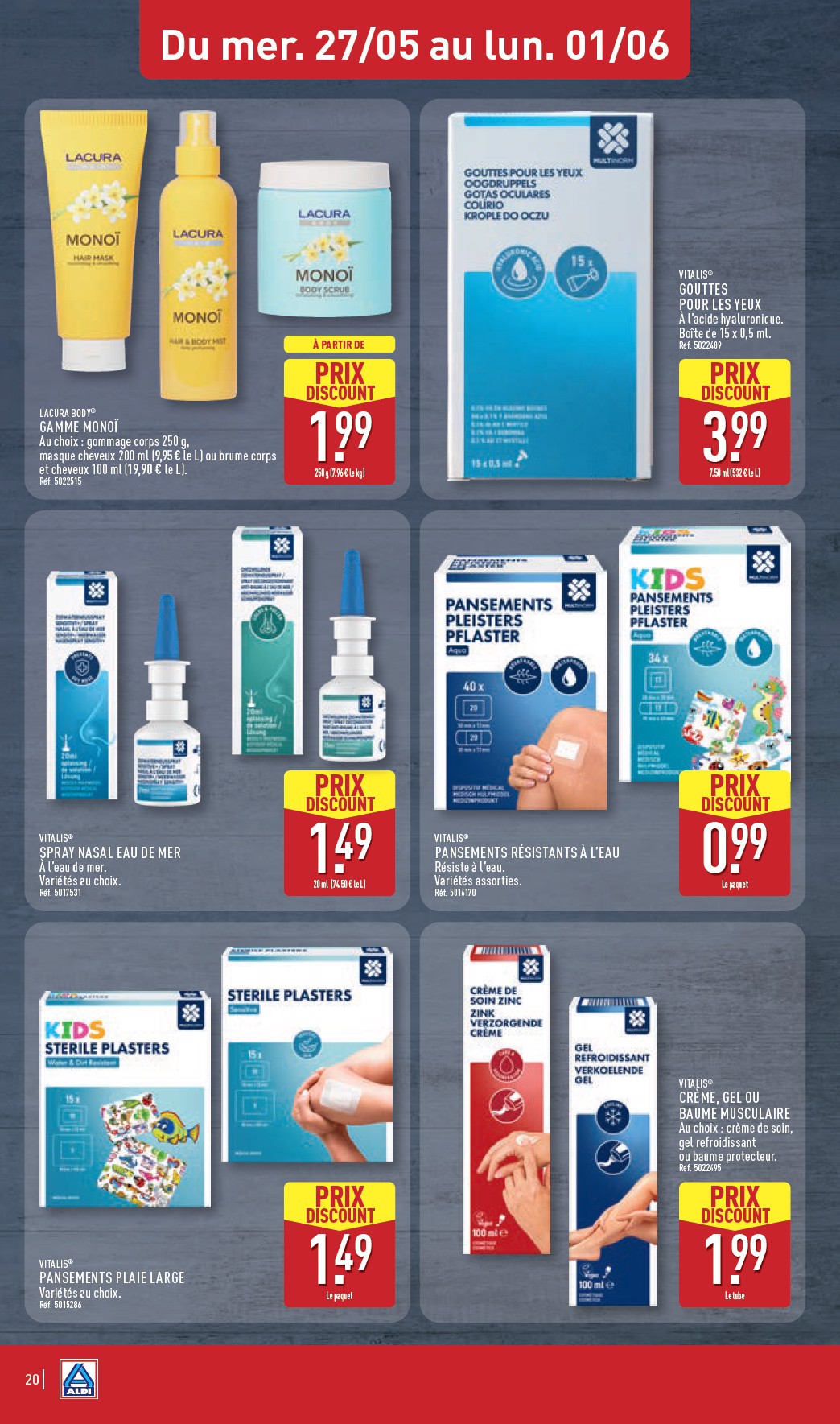 aldi - Flyer ALDI pour la semaine prochaine du du mercredi 27/05/2026 au du lundi 01/06/2026 - page: 22