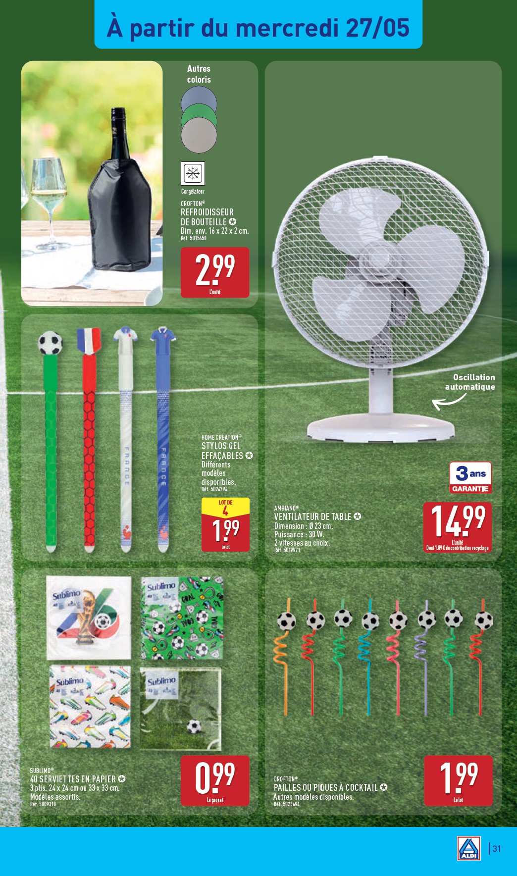 aldi - Flyer ALDI pour la semaine prochaine du du mercredi 27/05/2026 au du lundi 01/06/2026 - page: 33