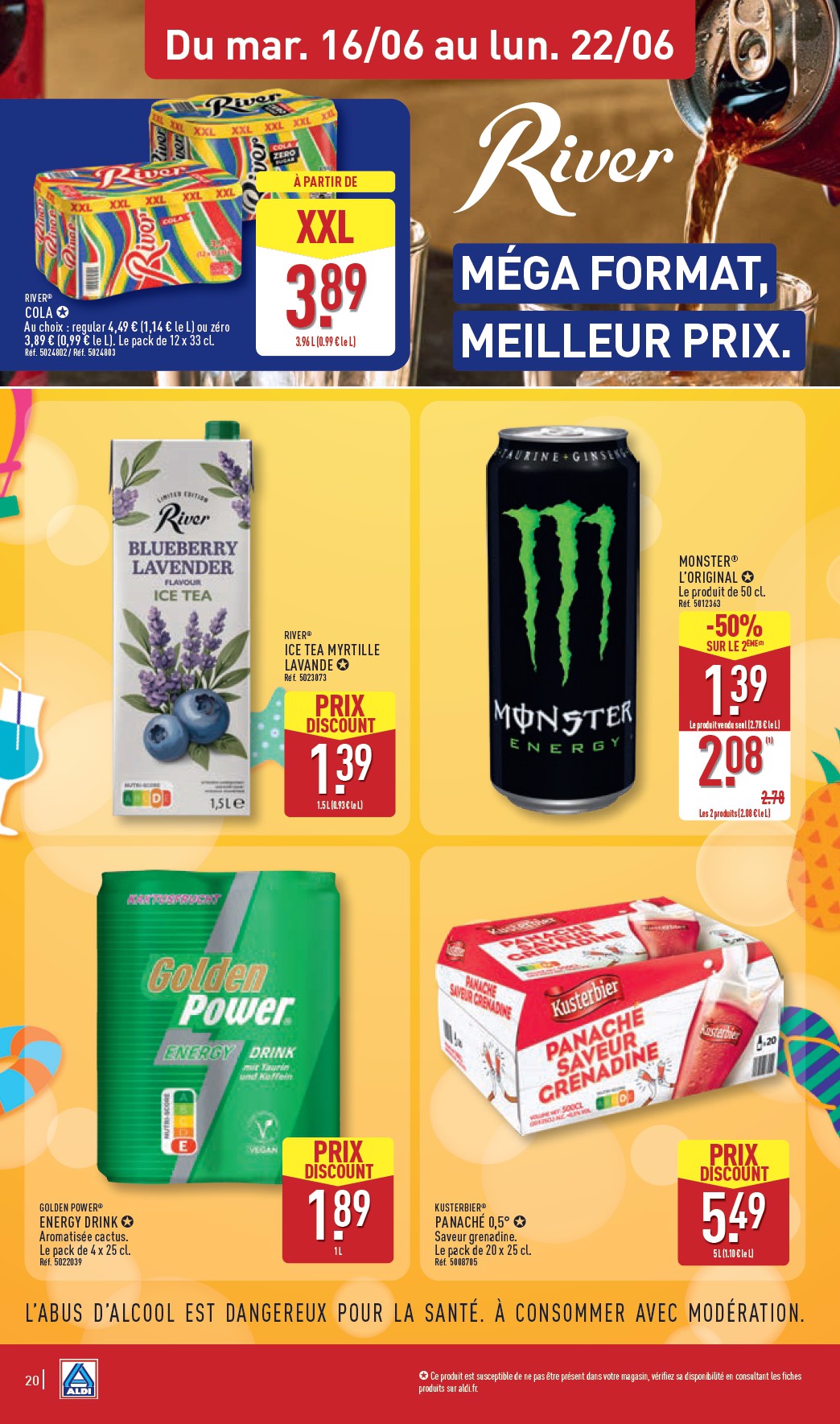 aldi - Flyer ALDI pour la semaine prochaine du du mardi 16/06/2026 au du lundi 22/06/2026 - page: 22