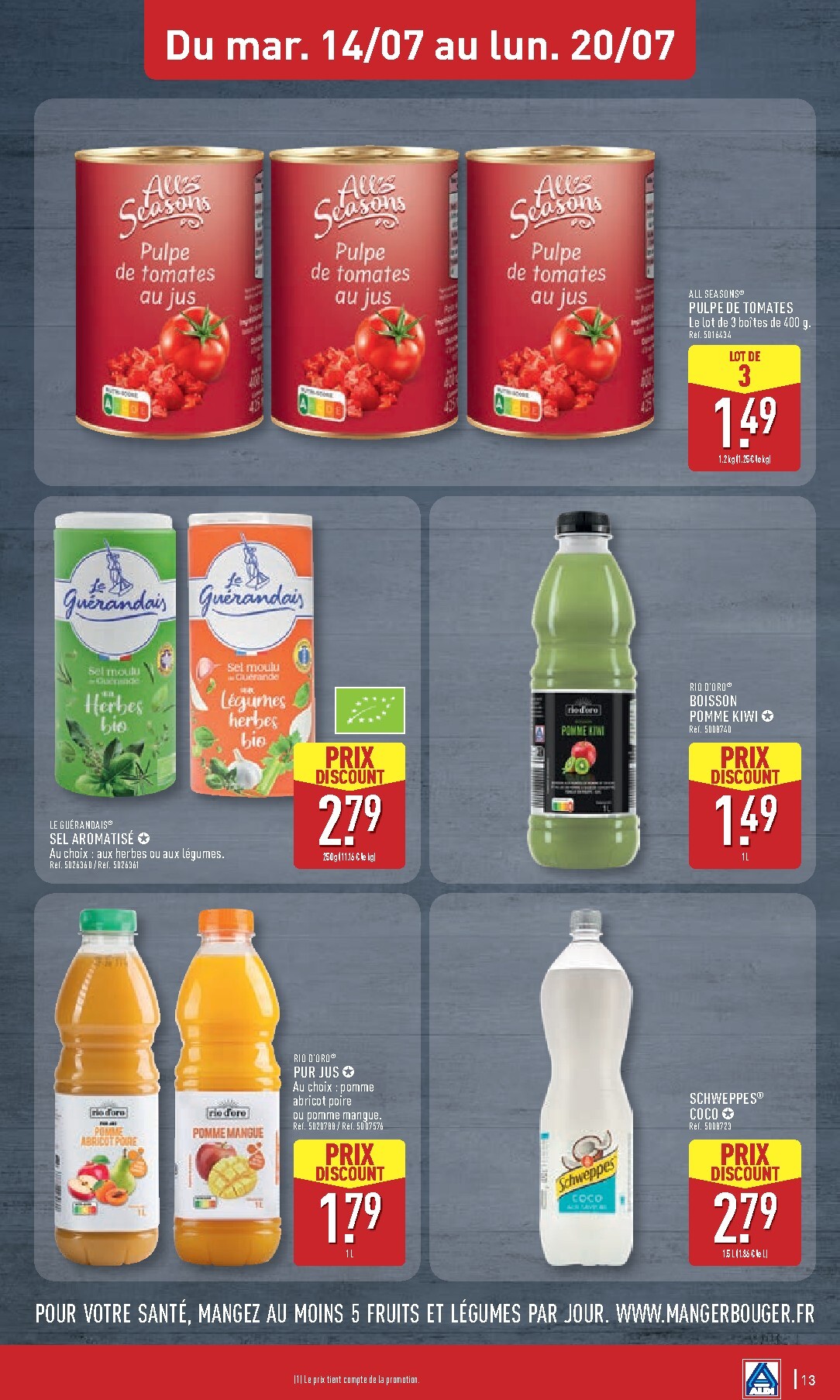 aldi - Flyer ALDI pour la semaine prochaine du du mardi 14/07/2026 au du lundi 20/07/2026 - page: 15