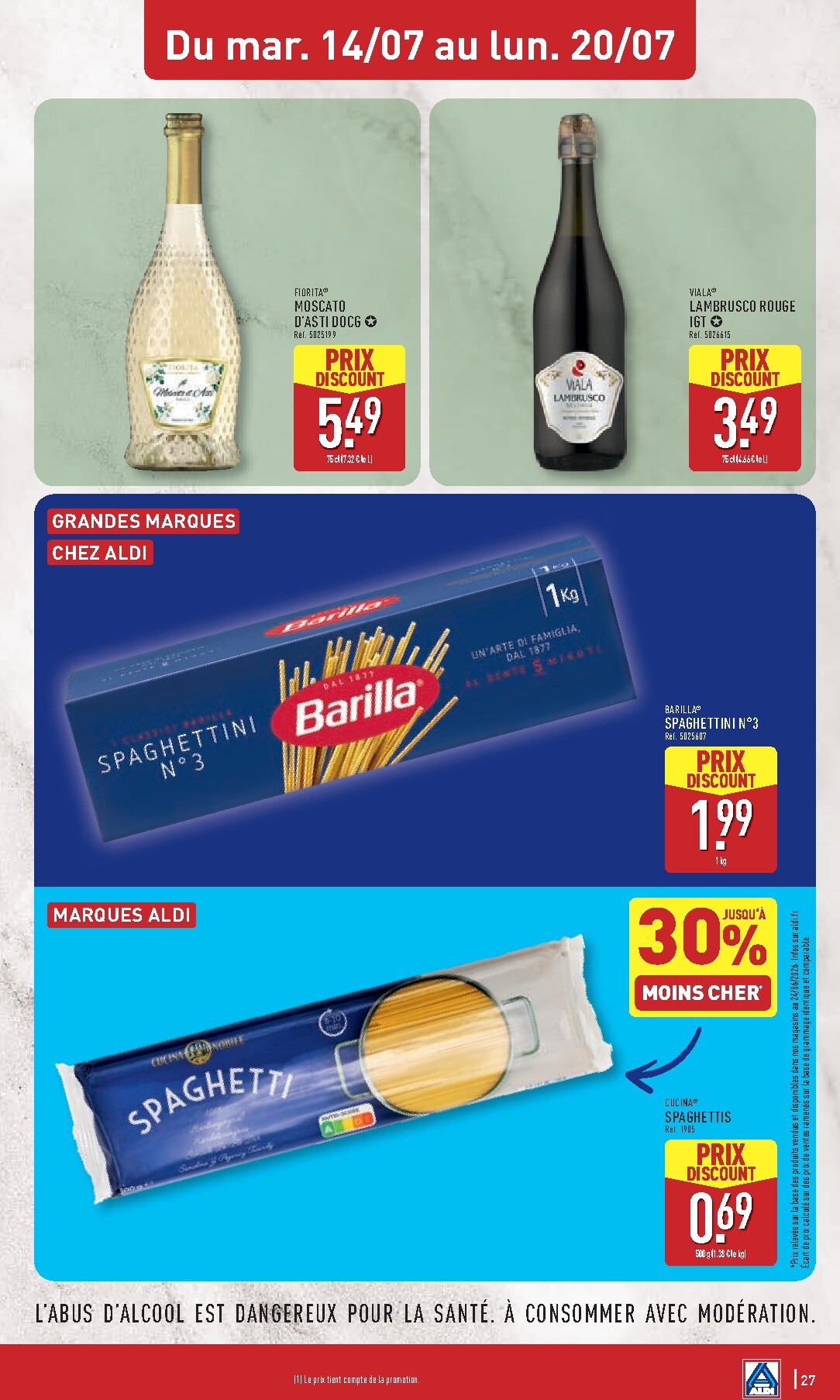 aldi - Flyer ALDI pour la semaine prochaine du du mardi 14/07/2026 au du lundi 20/07/2026 - page: 29