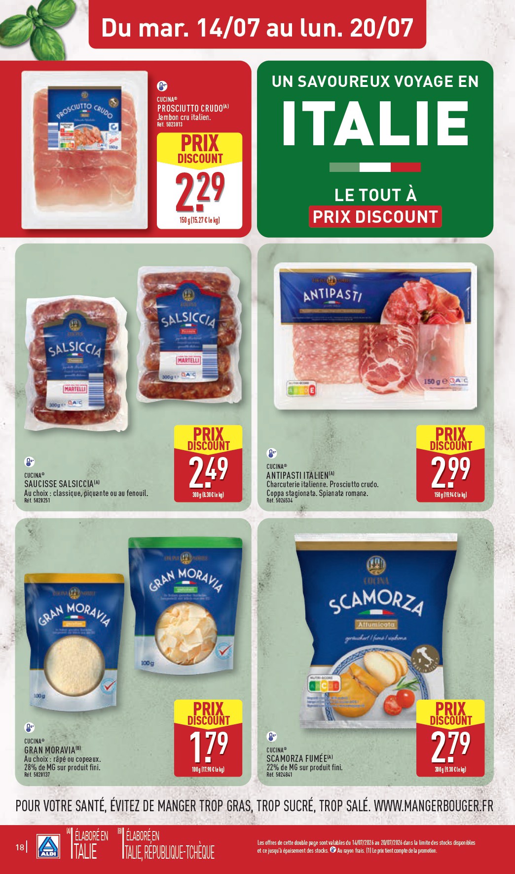 aldi - Current ALDI leaflet valid from du mardi 14/07/2026 to du lundi 20/07/2026 - page: 20