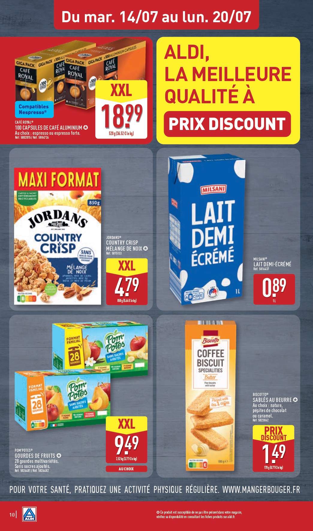 aldi - Current ALDI leaflet valid from du mardi 14/07/2026 to du lundi 20/07/2026 - page: 12