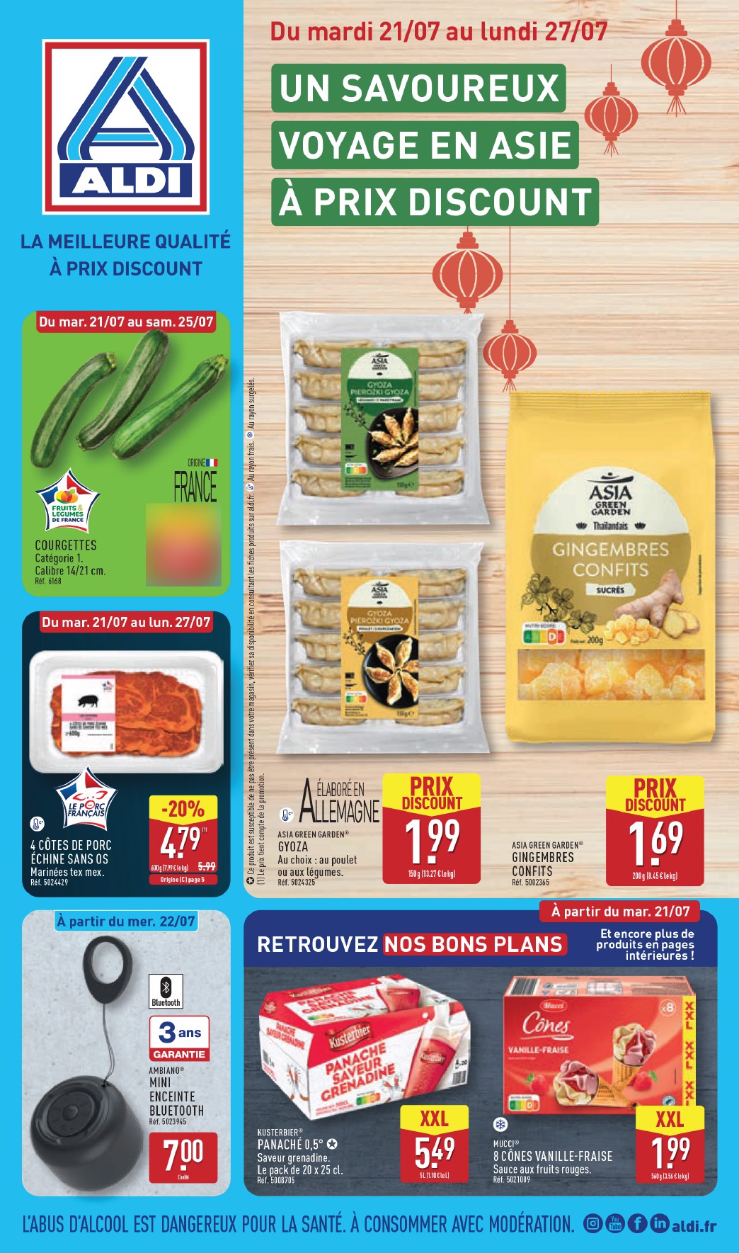aldi - Flyer ALDI - Catalogue de la semaine prochaine pour la semaine prochaine du du mardi 21/07/2026 au du lundi 27/07/2026 - page: 1