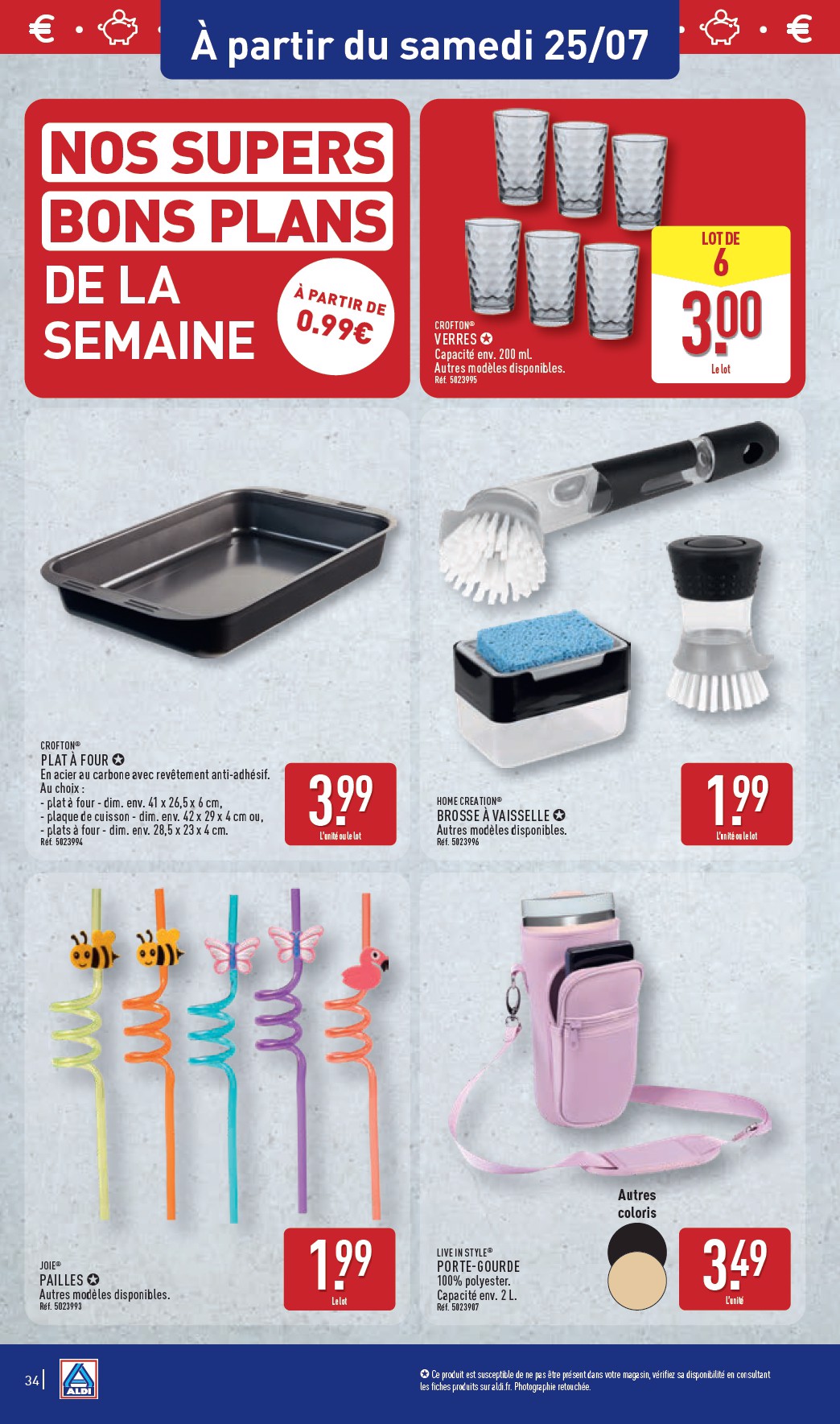 aldi - Flyer ALDI - Catalogue de la semaine prochaine pour la semaine prochaine du du mardi 21/07/2026 au du lundi 27/07/2026 - page: 36