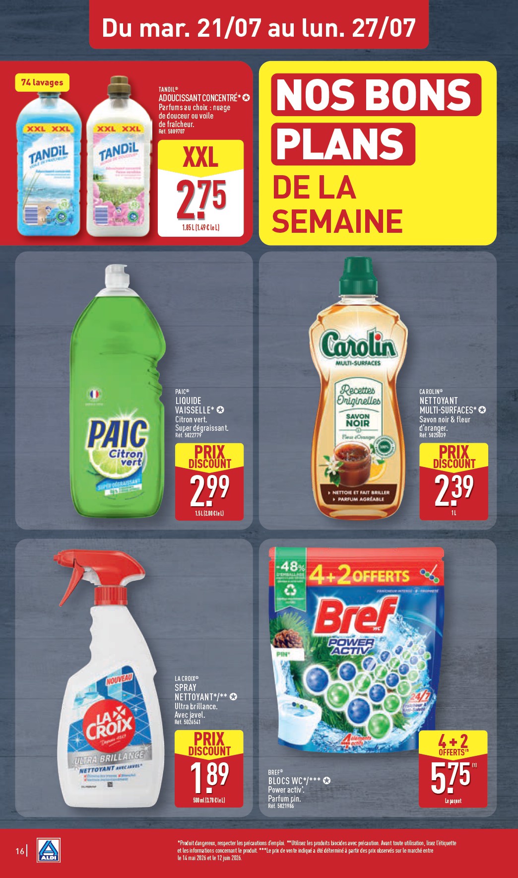 aldi - Flyer ALDI - Catalogue de la semaine prochaine pour la semaine prochaine du du mardi 21/07/2026 au du lundi 27/07/2026 - page: 18