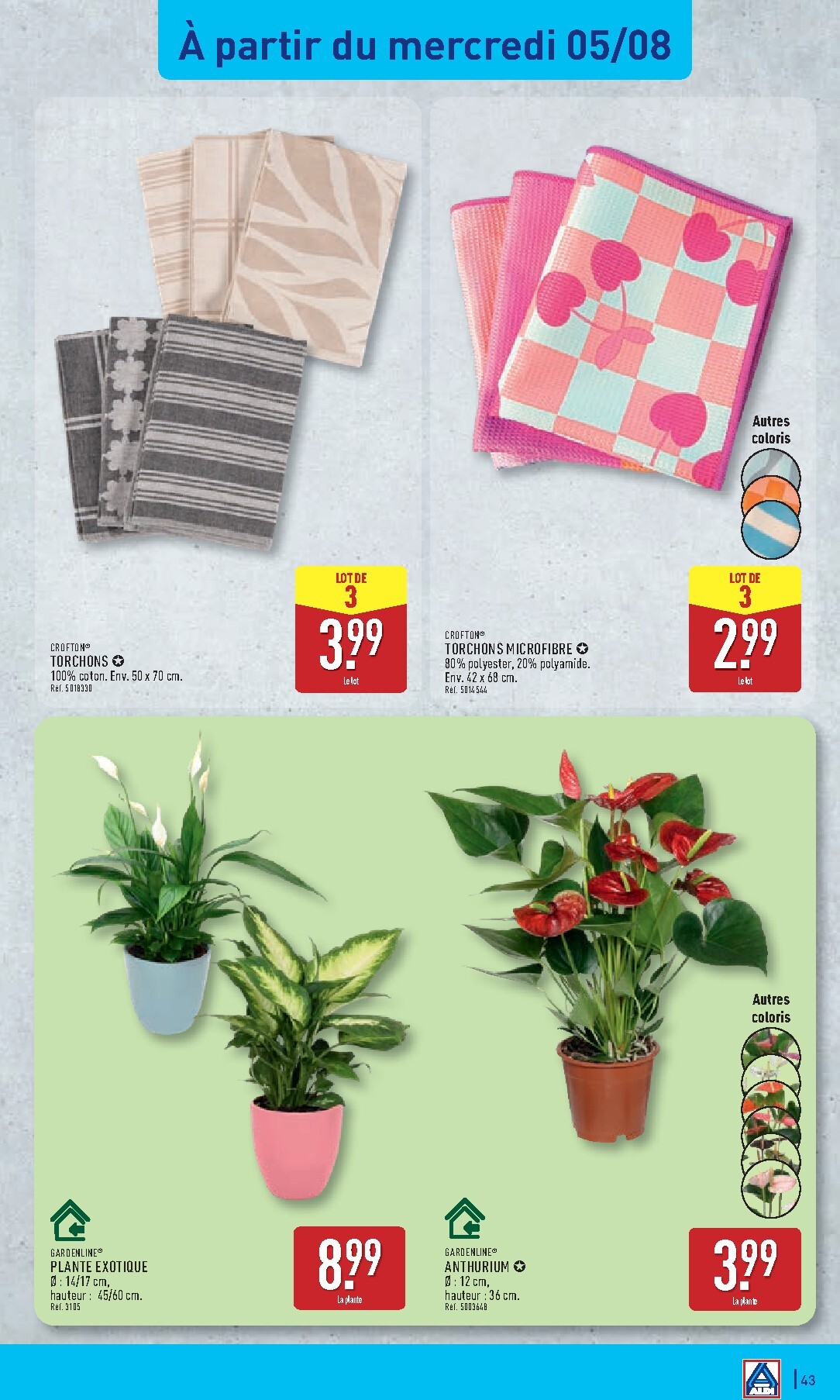 aldi - Flyer ALDI pour la semaine prochaine du du mardi 04/08/2026 au du lundi 10/08/2026 - page: 45