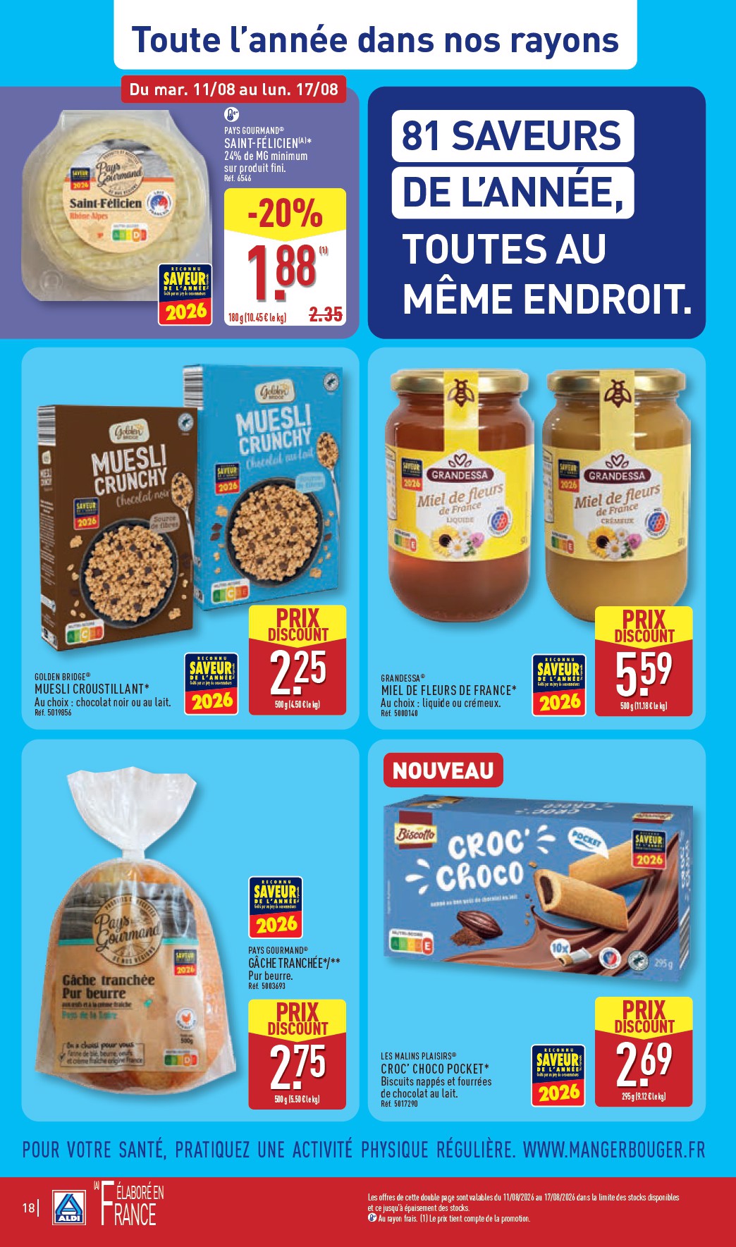 aldi - Prospectus ALDI valide du du mardi 11/08/2026 au du lundi 17/08/2026 - page: 20