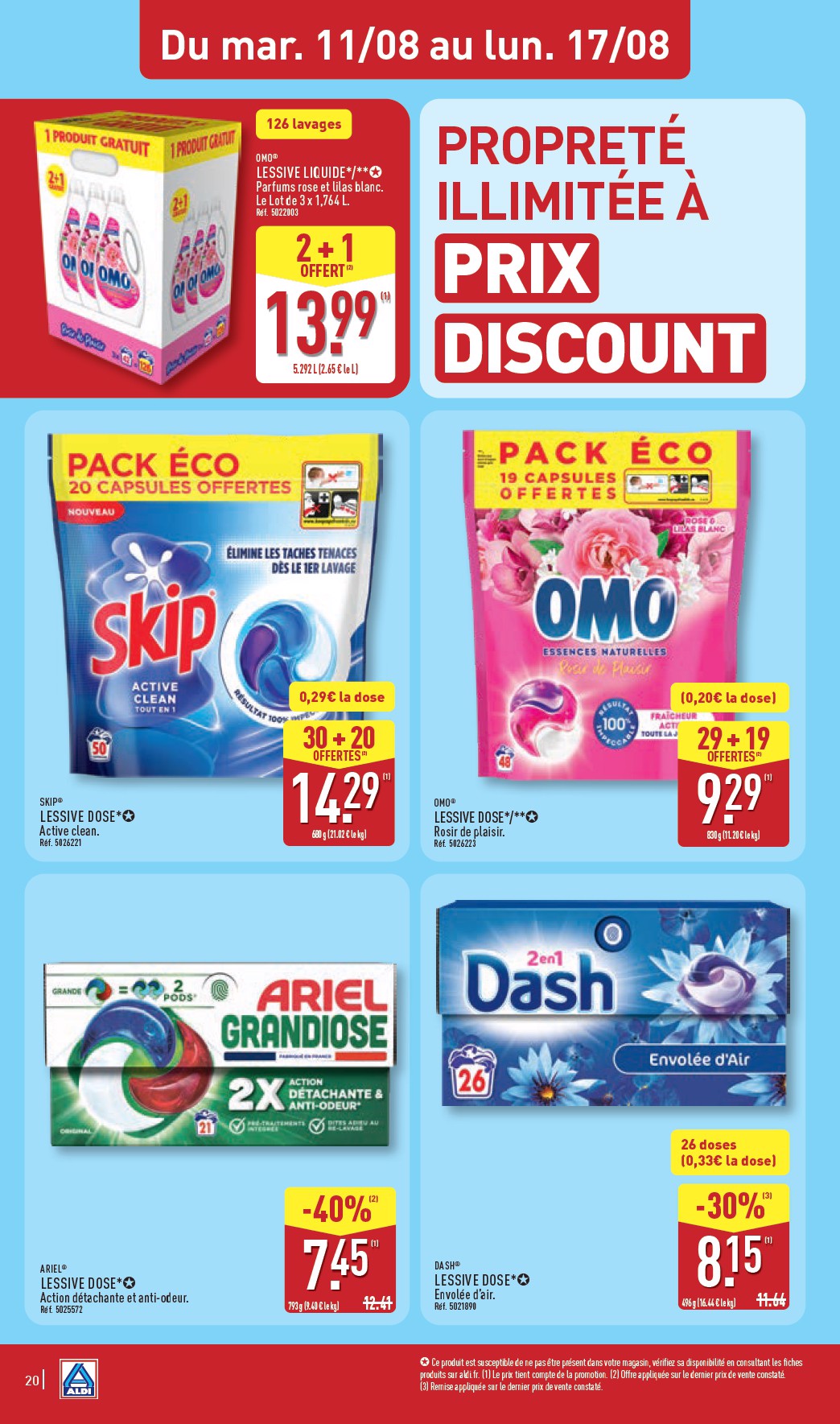 aldi - Prospectus ALDI valide du du mardi 11/08/2026 au du lundi 17/08/2026 - page: 22