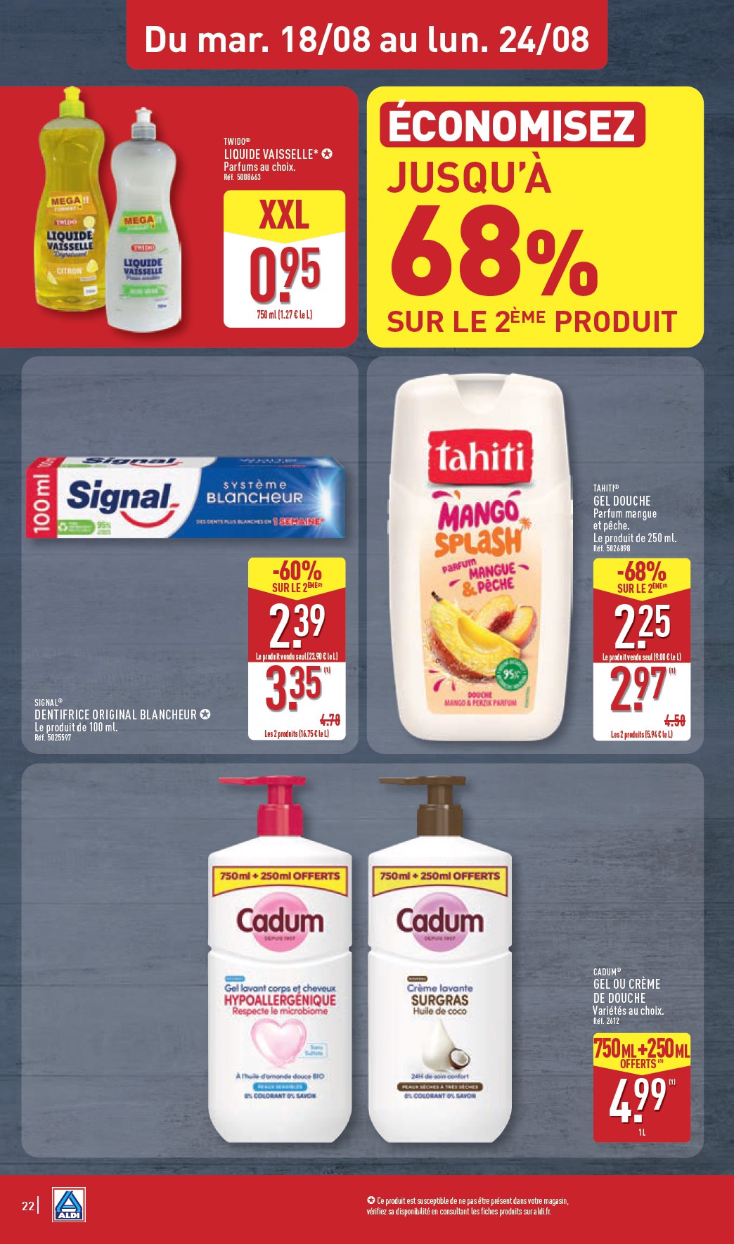 aldi - Flyer ALDI pour la semaine prochaine du du mardi 18/08/2026 au du lundi 24/08/2026 - page: 24