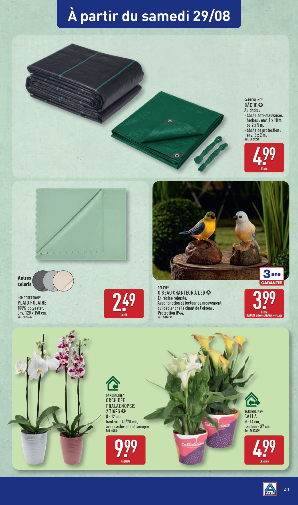 aldi - Flyer ALDI pour la semaine prochaine du du mardi 25/08/2026 au du lundi 31/08/2026 - page: 45